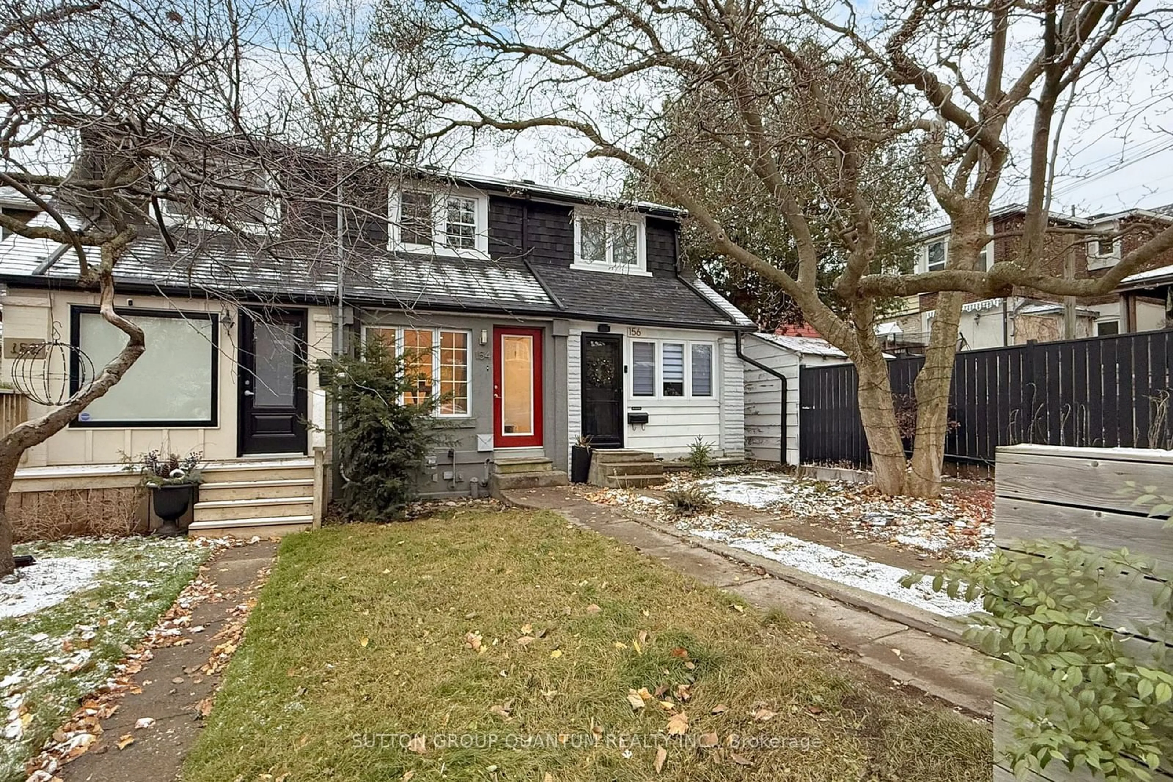 Home with brick exterior material, street for 154 Elmer Ave, Toronto Ontario M4L 3S1