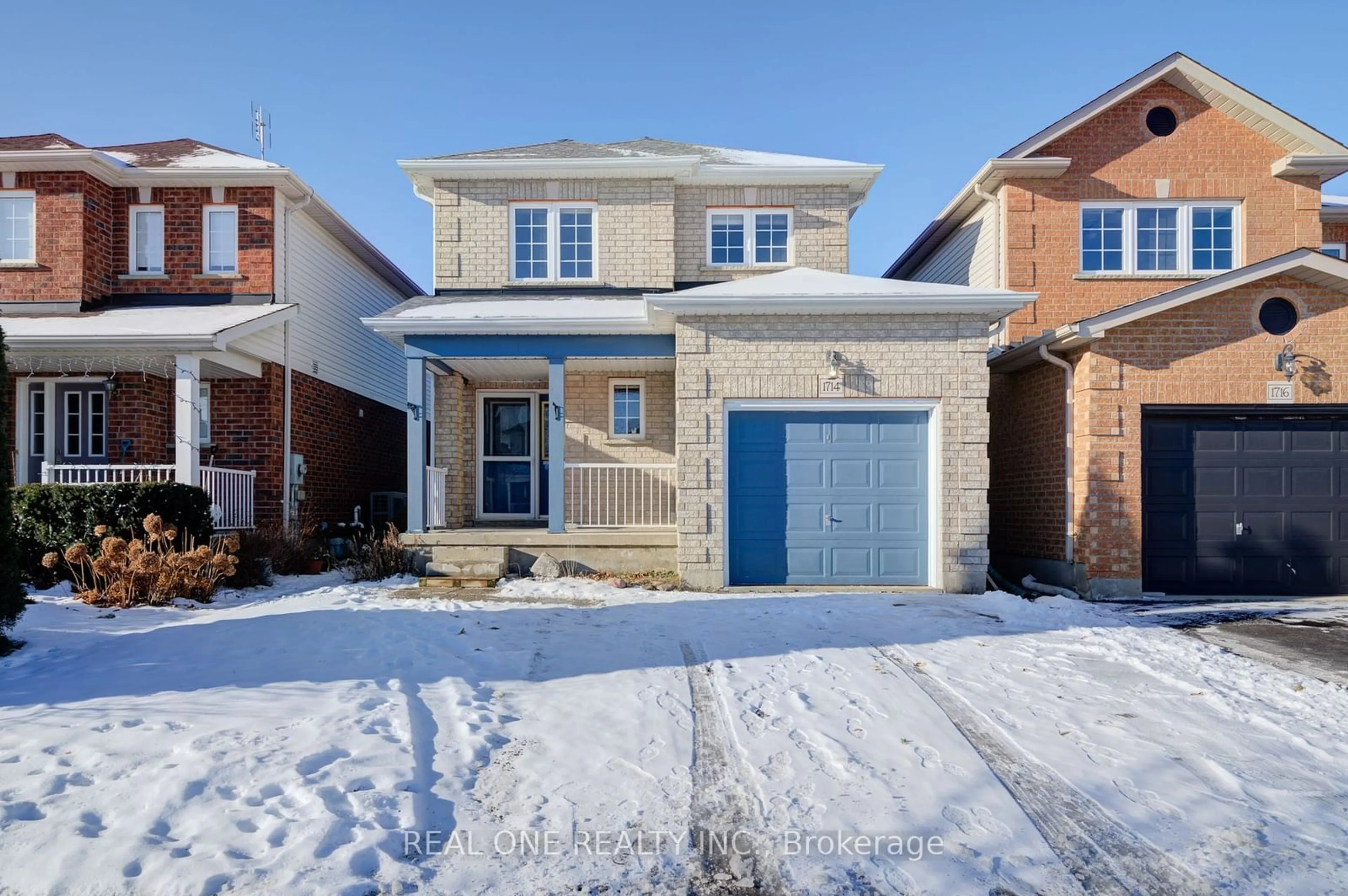 Home with brick exterior material, street for 1714 Radcliffe Dr, Oshawa Ontario L1K 2T2