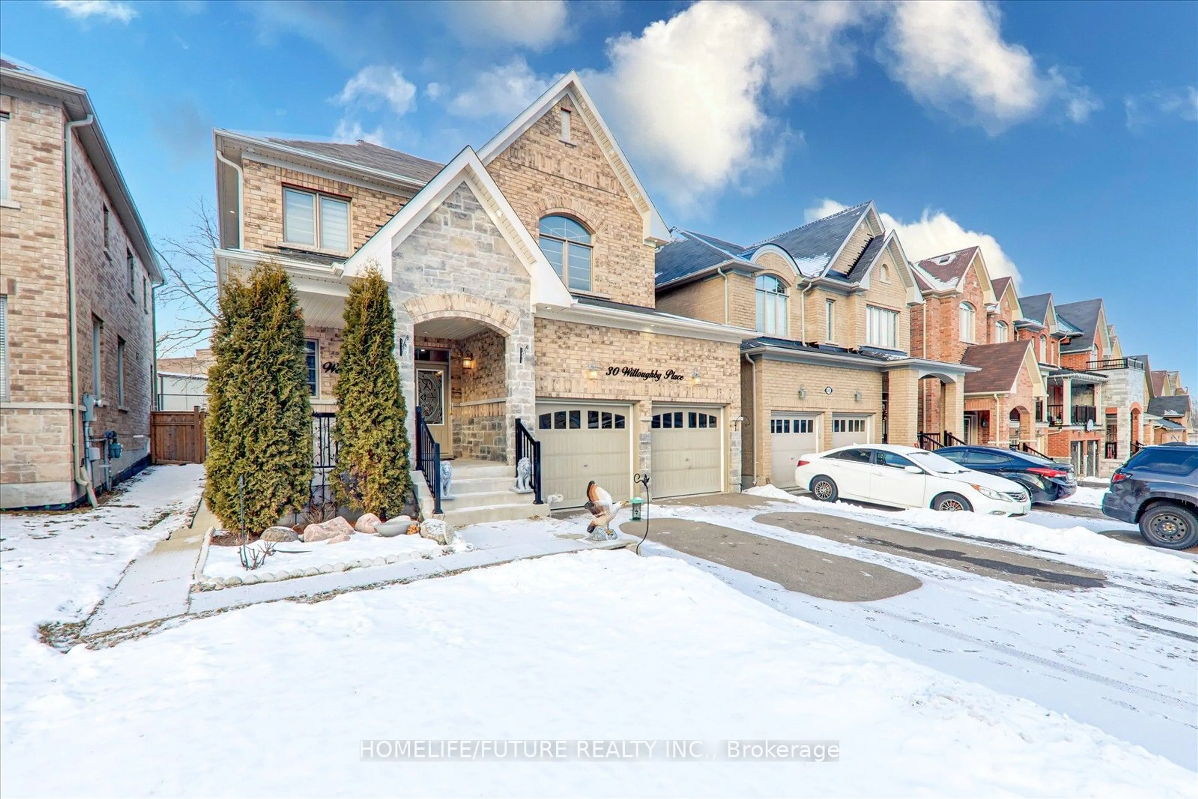 Home with brick exterior material, street for 30 Willoughby Pl, Clarington Ontario L1C 0W4