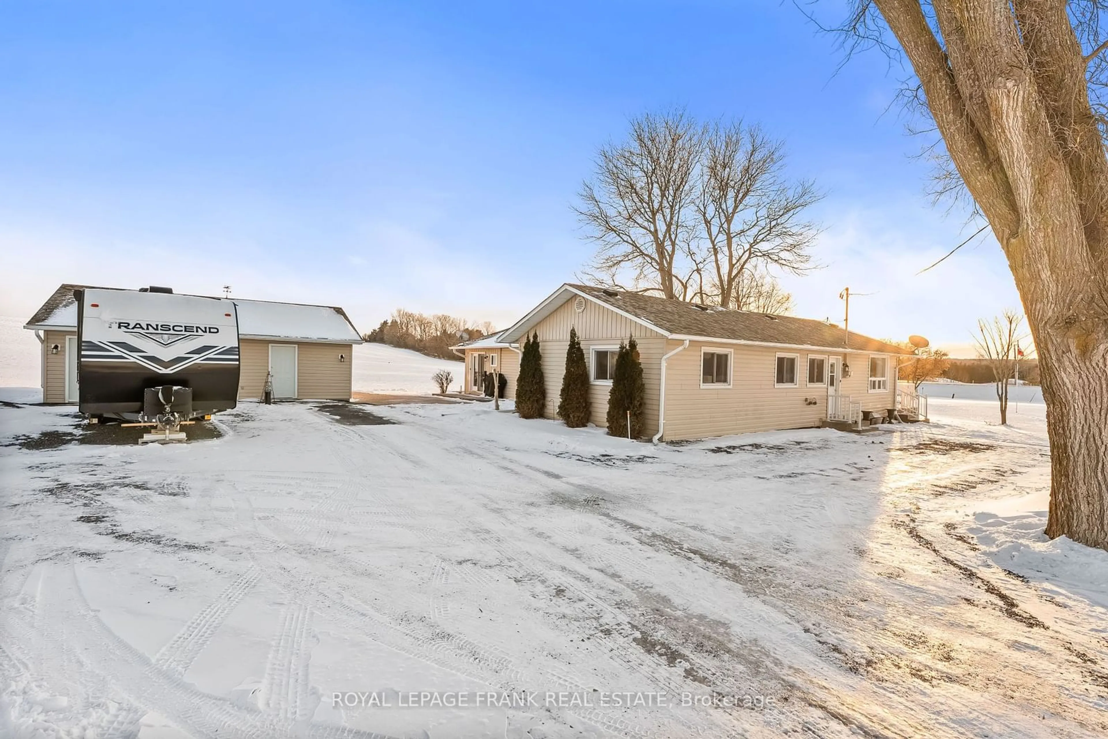 A pic from outside/outdoor area/front of a property/back of a property/a pic from drone, street for 1210 Scugog Line 8 N/A, Scugog Ontario L9L 1B2