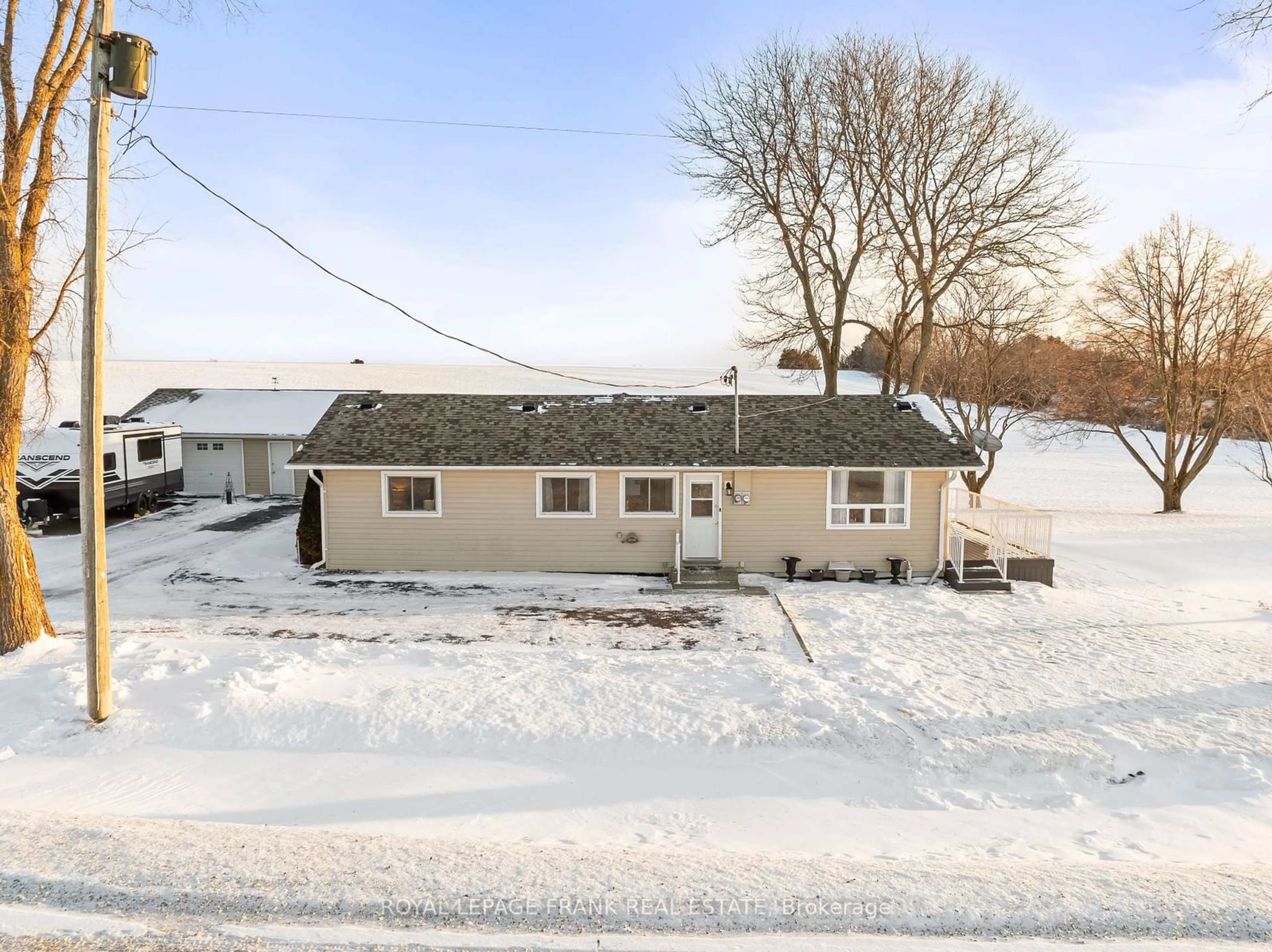 A pic from outside/outdoor area/front of a property/back of a property/a pic from drone, street for 1210 Scugog Line 8, Scugog Ontario L9L 1B2