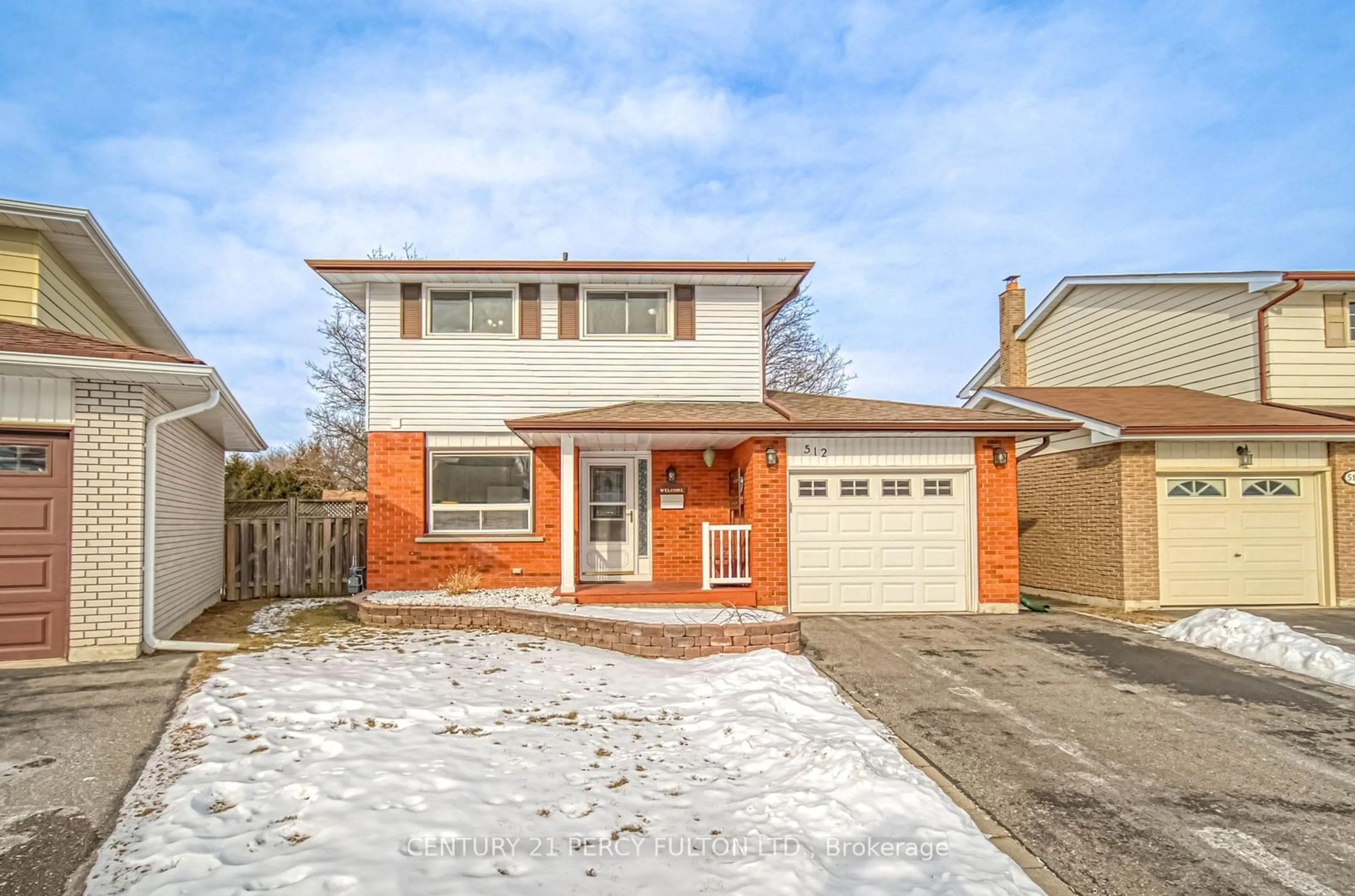 Home with brick exterior material, street for 512 Torrington Crt, Oshawa Ontario L1G 7L9