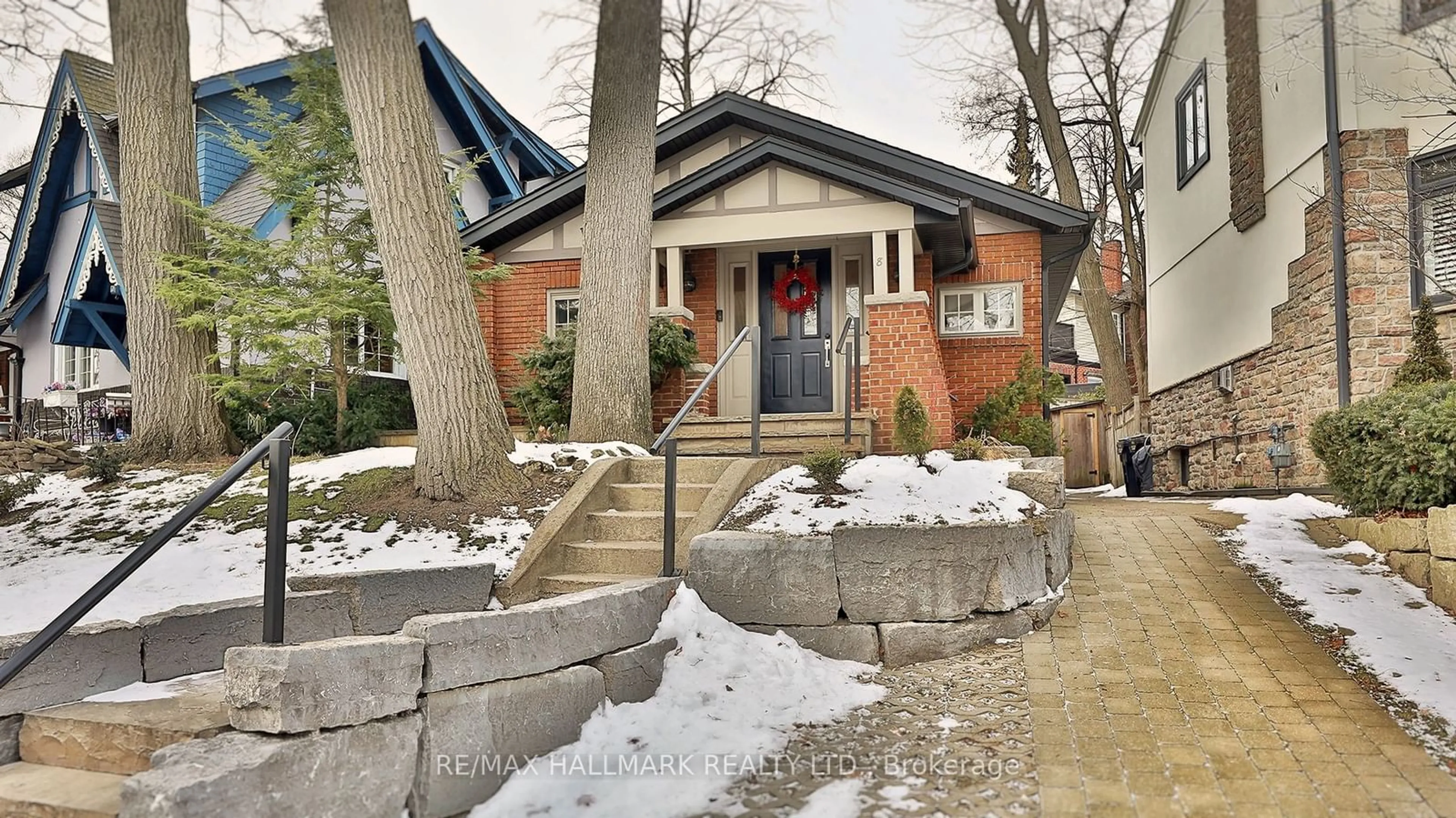 Home with brick exterior material, street for 8 Beaufort Rd, Toronto Ontario M4E 1M7