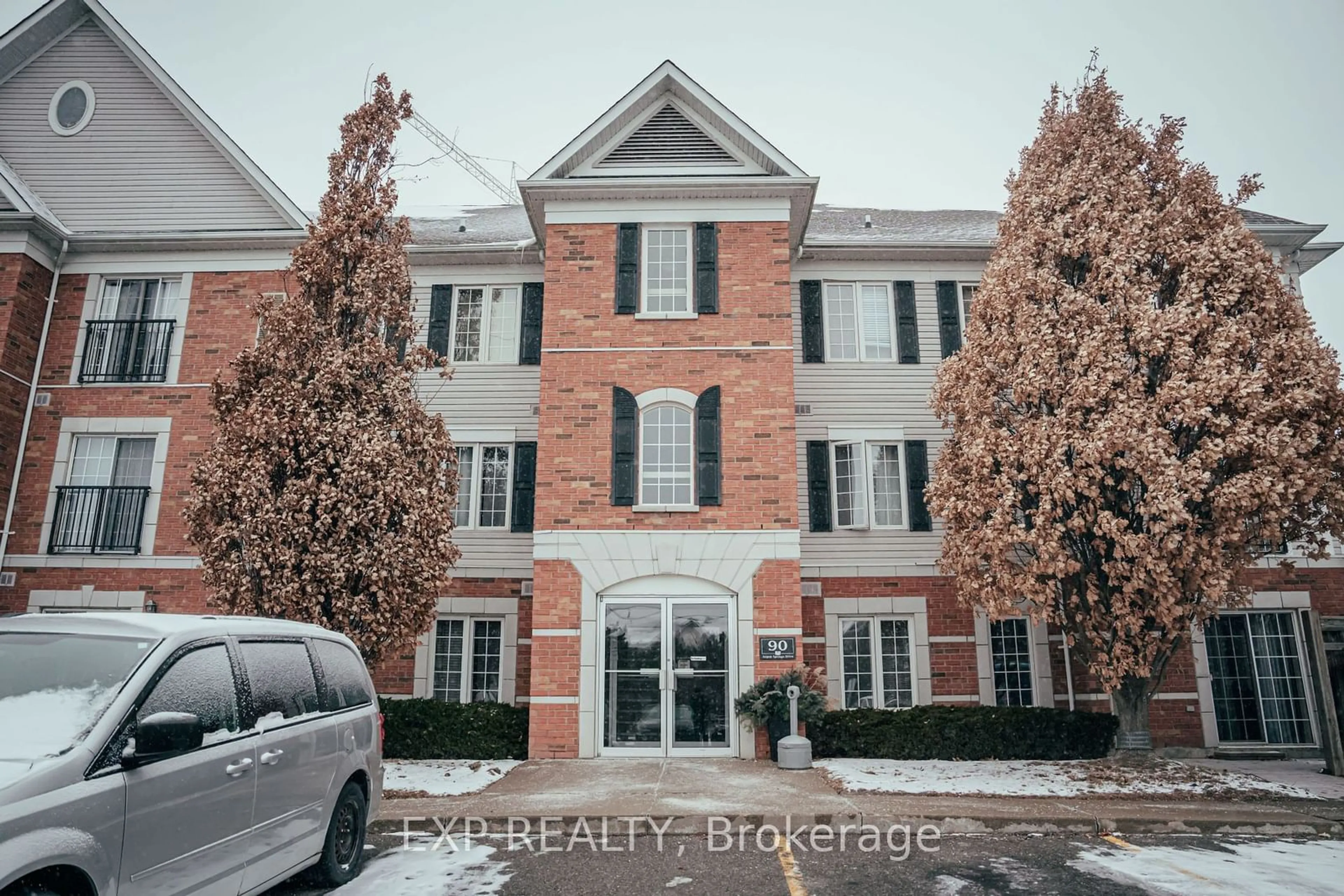 Home with brick exterior material, street for 90 Aspen Springs Dr #307, Clarington Ontario L1C 5N4