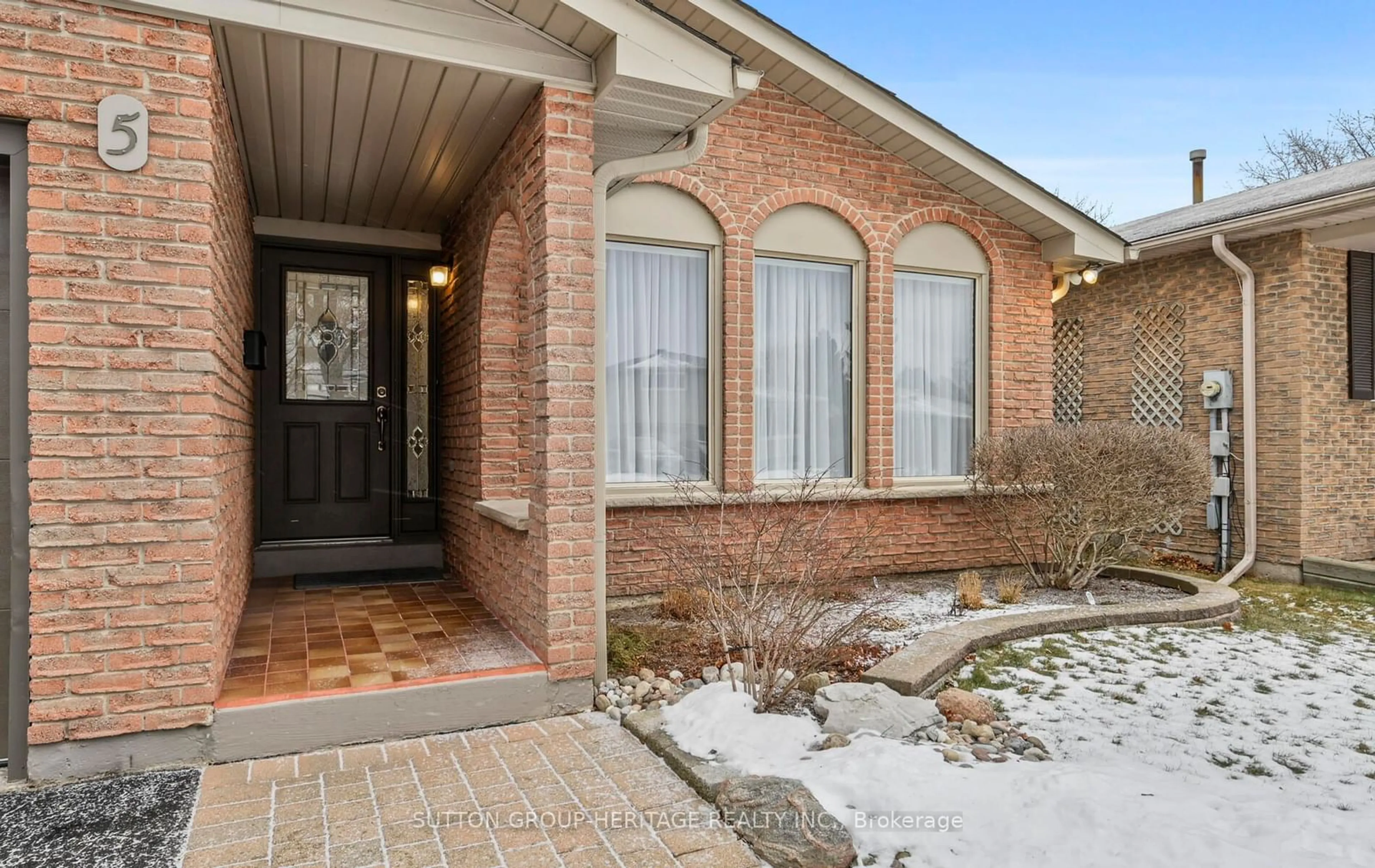 Home with brick exterior material, street for 5 Swanston Cres, Ajax Ontario L1S 3J5