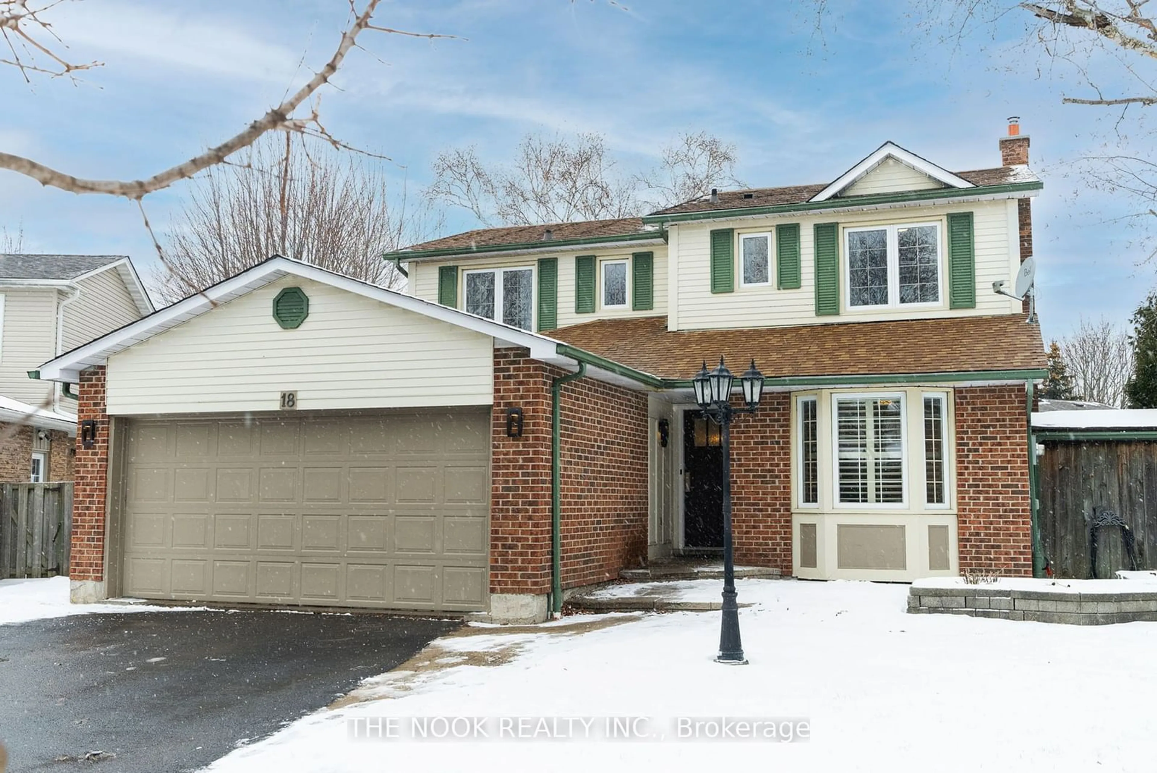 Home with brick exterior material, street for 18 Colette Dr, Whitby Ontario L1N 6G7