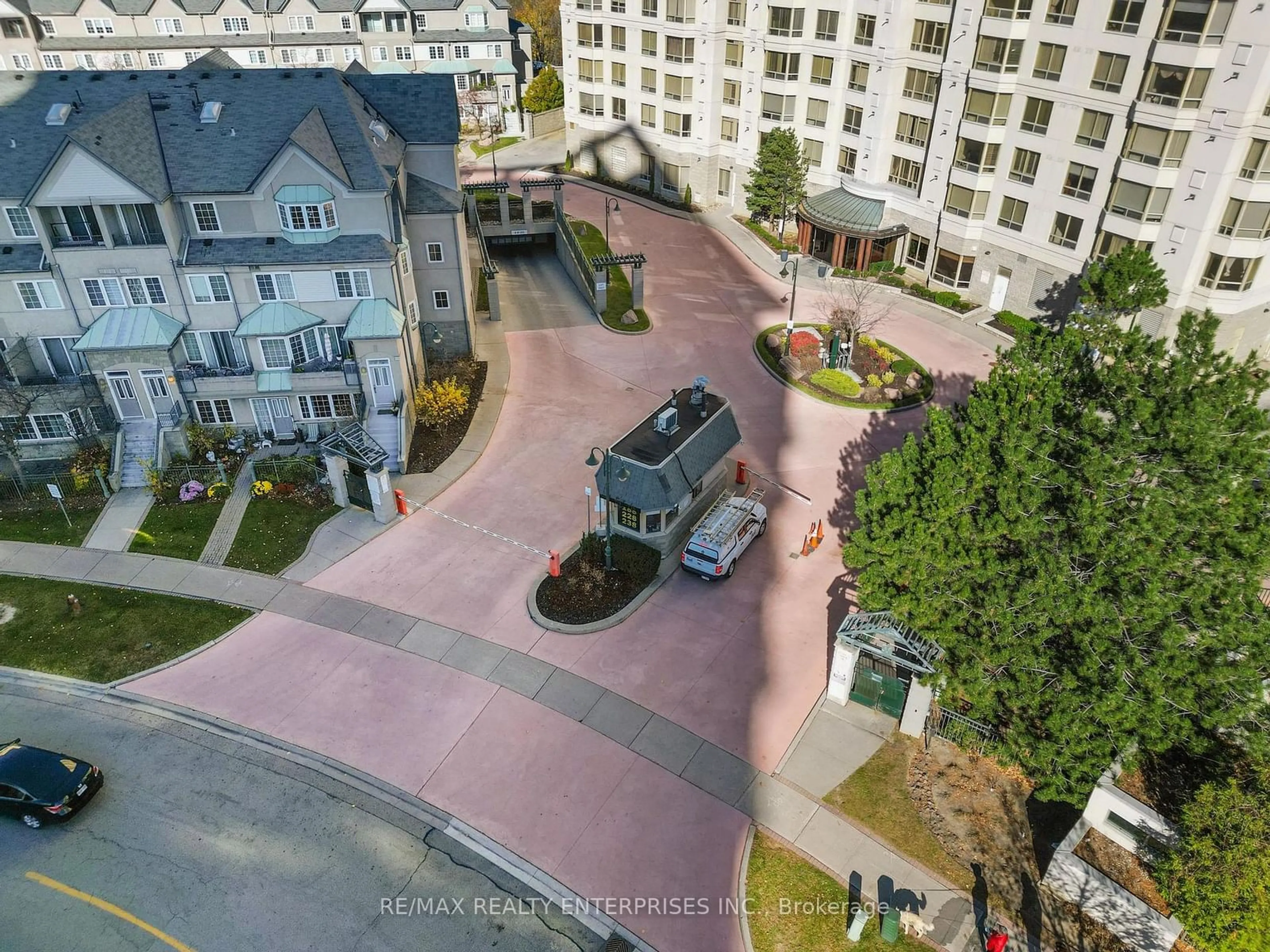 A pic from outside/outdoor area/front of a property/back of a property/a pic from drone, city buildings view from balcony for 228 Bonis Ave #607, Toronto Ontario M1T 3W4