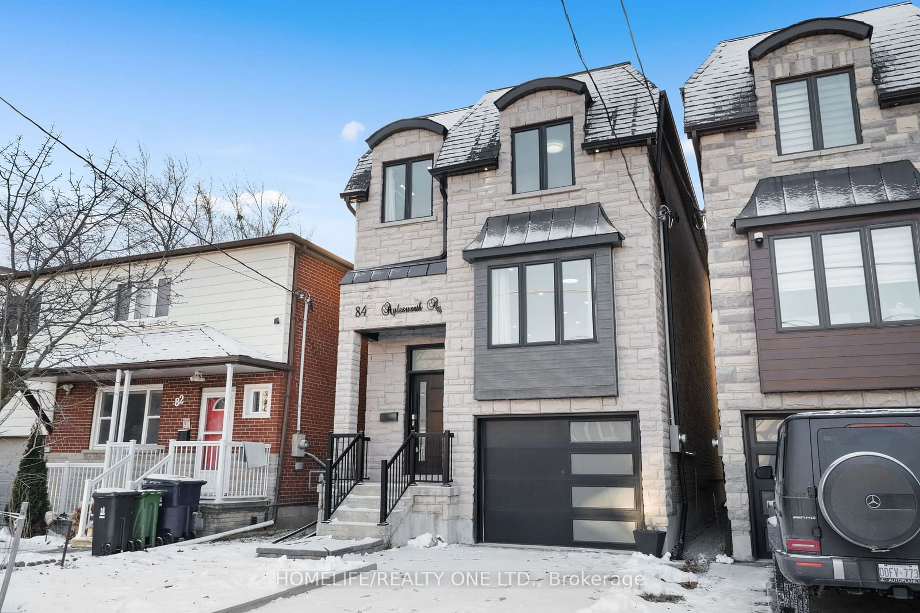 Home with brick exterior material, street for 84A Aylesworth Ave, Toronto Ontario M1N 2J6