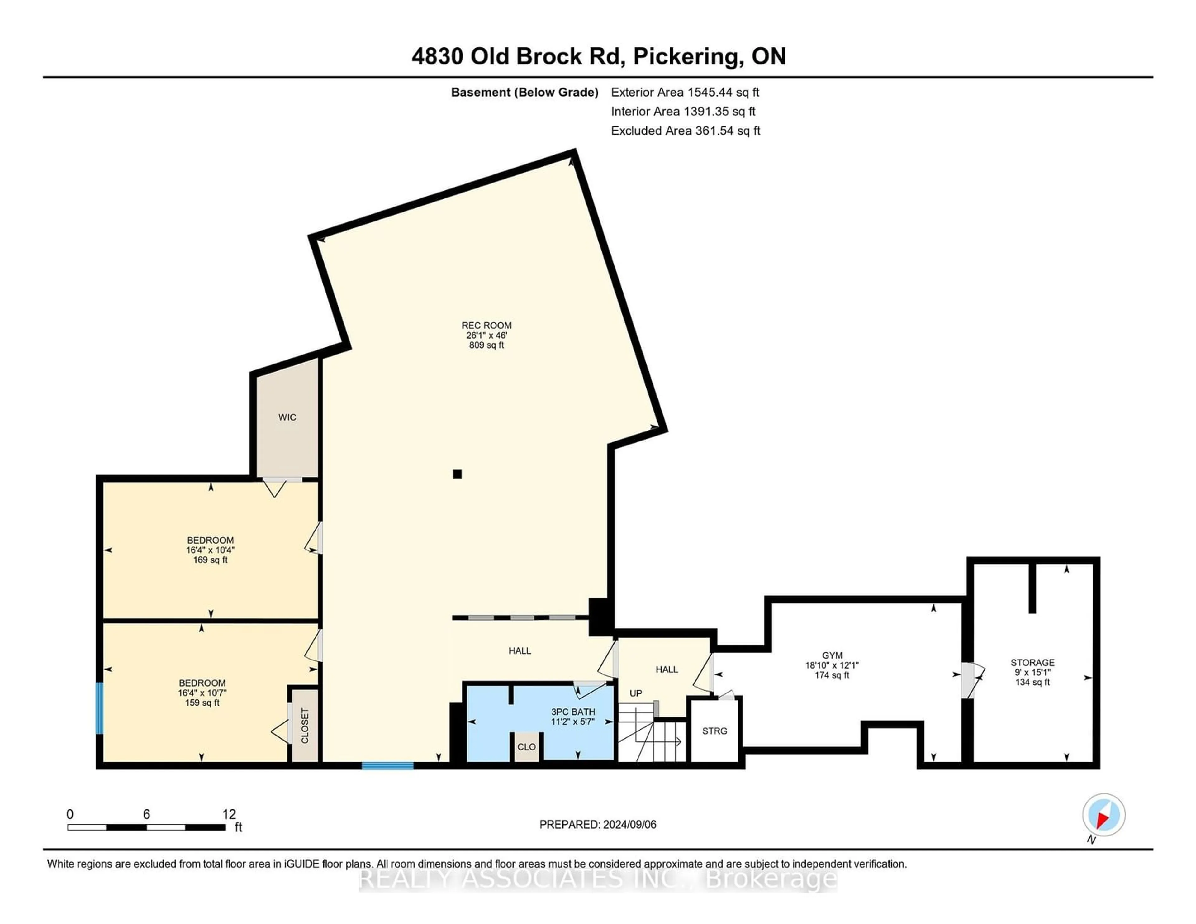 Floor plan for 4830 Old Brock Rd, Pickering Ontario L1Y 1A6