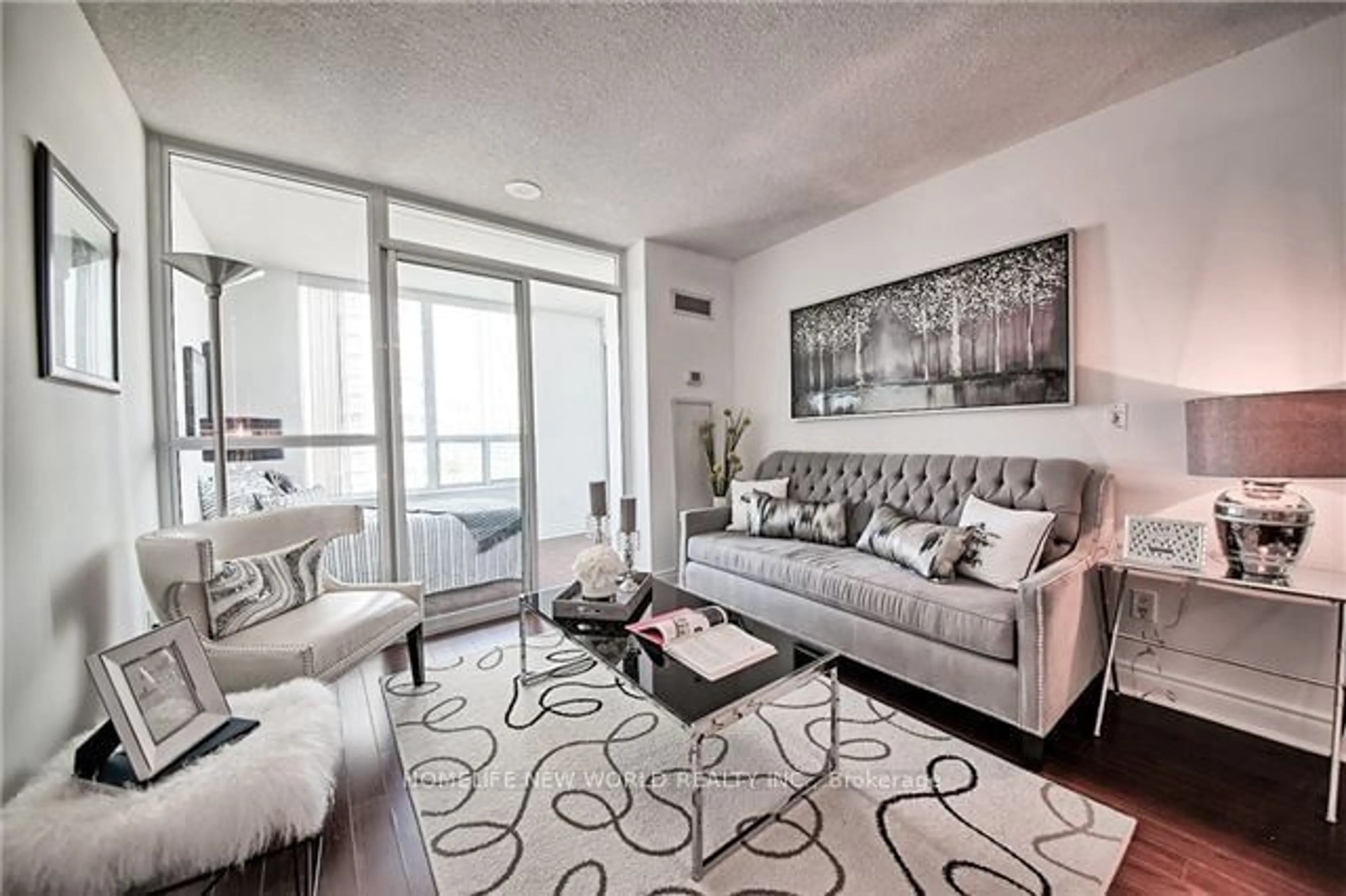 Living room with furniture, unknown for 50 Brian Harrison Way #703, Toronto Ontario M1P 5J4