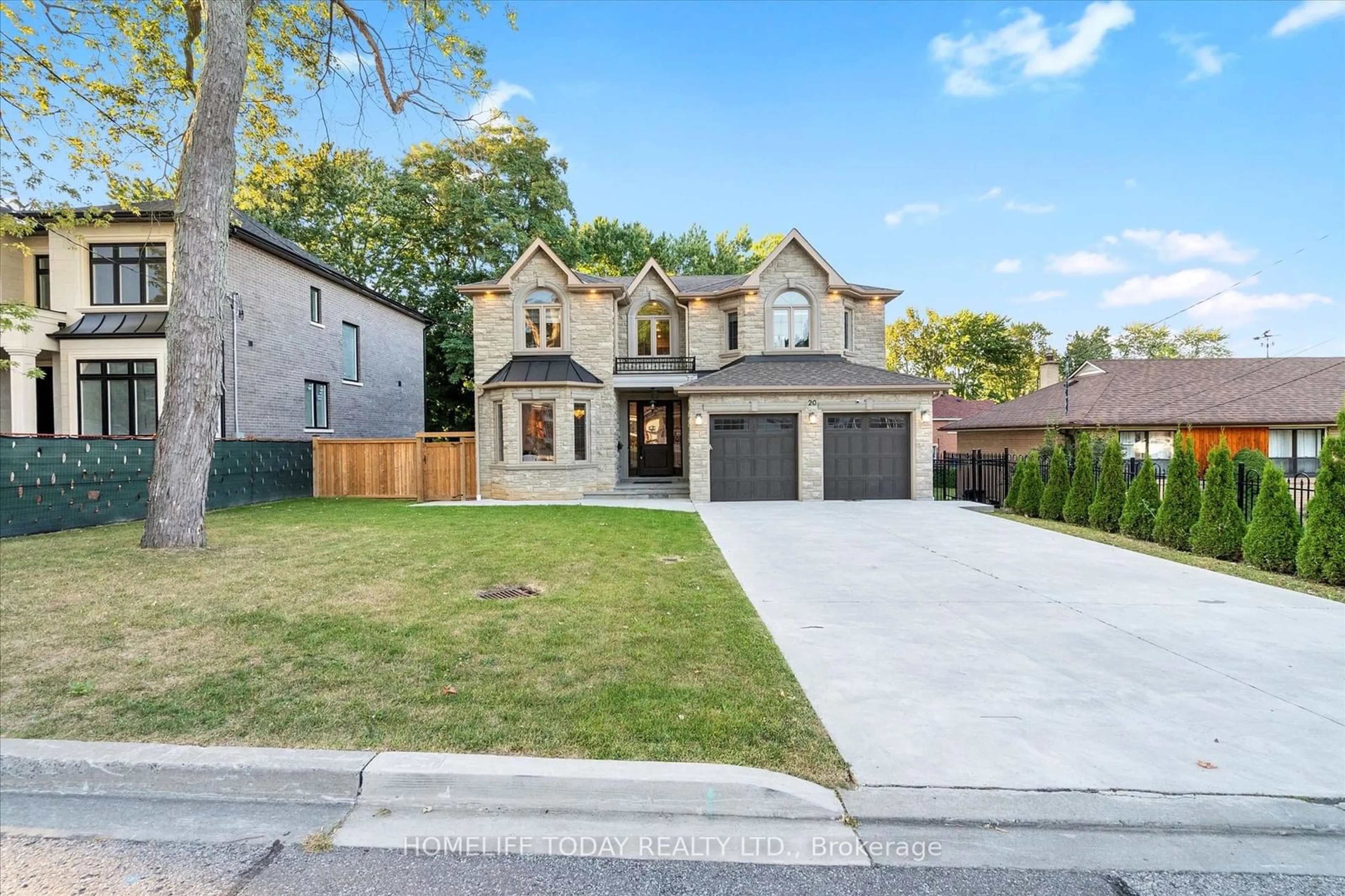 Home with brick exterior material, street for 20 Chatterton Blvd, Toronto Ontario M1M 2G2