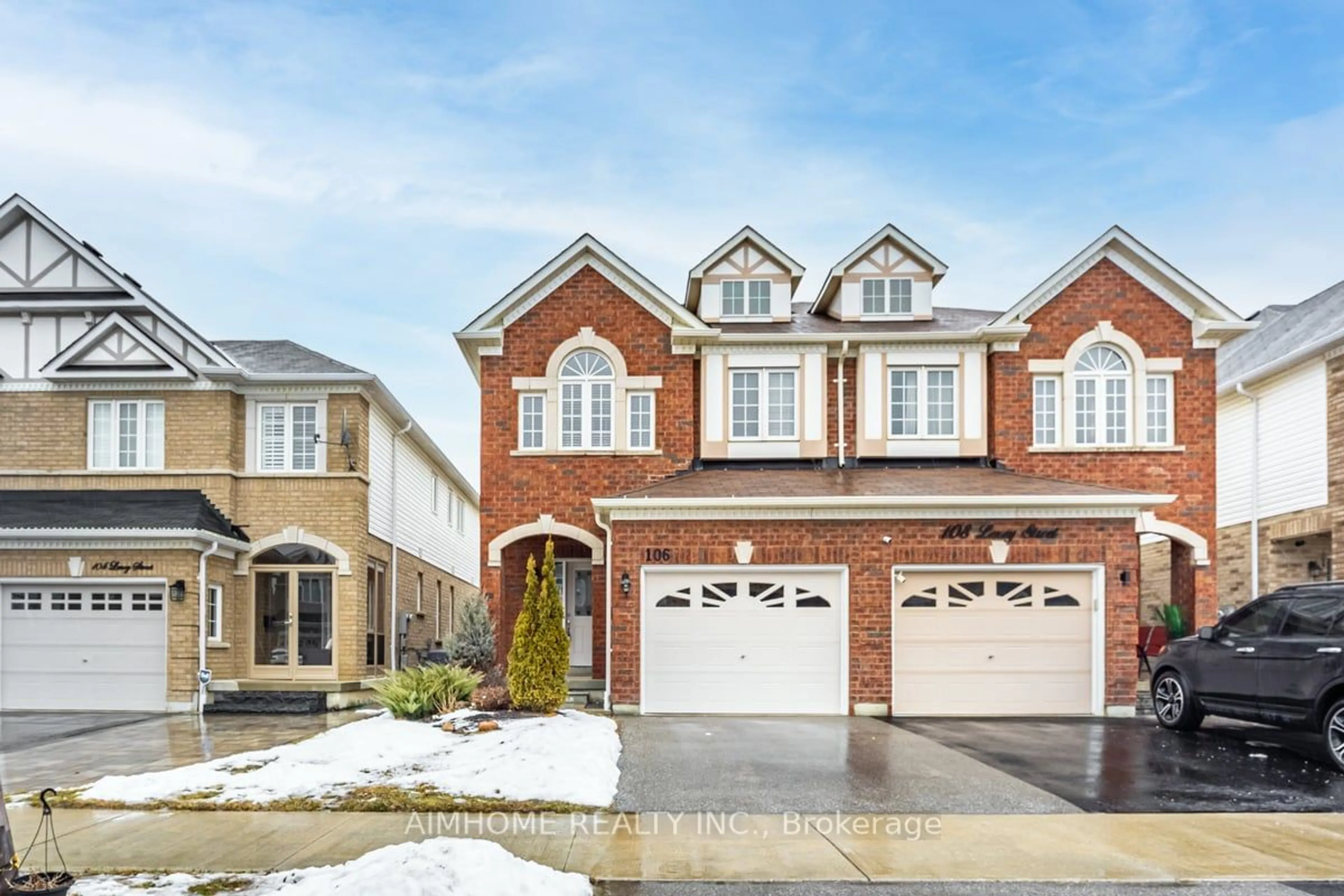 Home with brick exterior material, street for 106 Leney St, Ajax Ontario L1Z 0T5