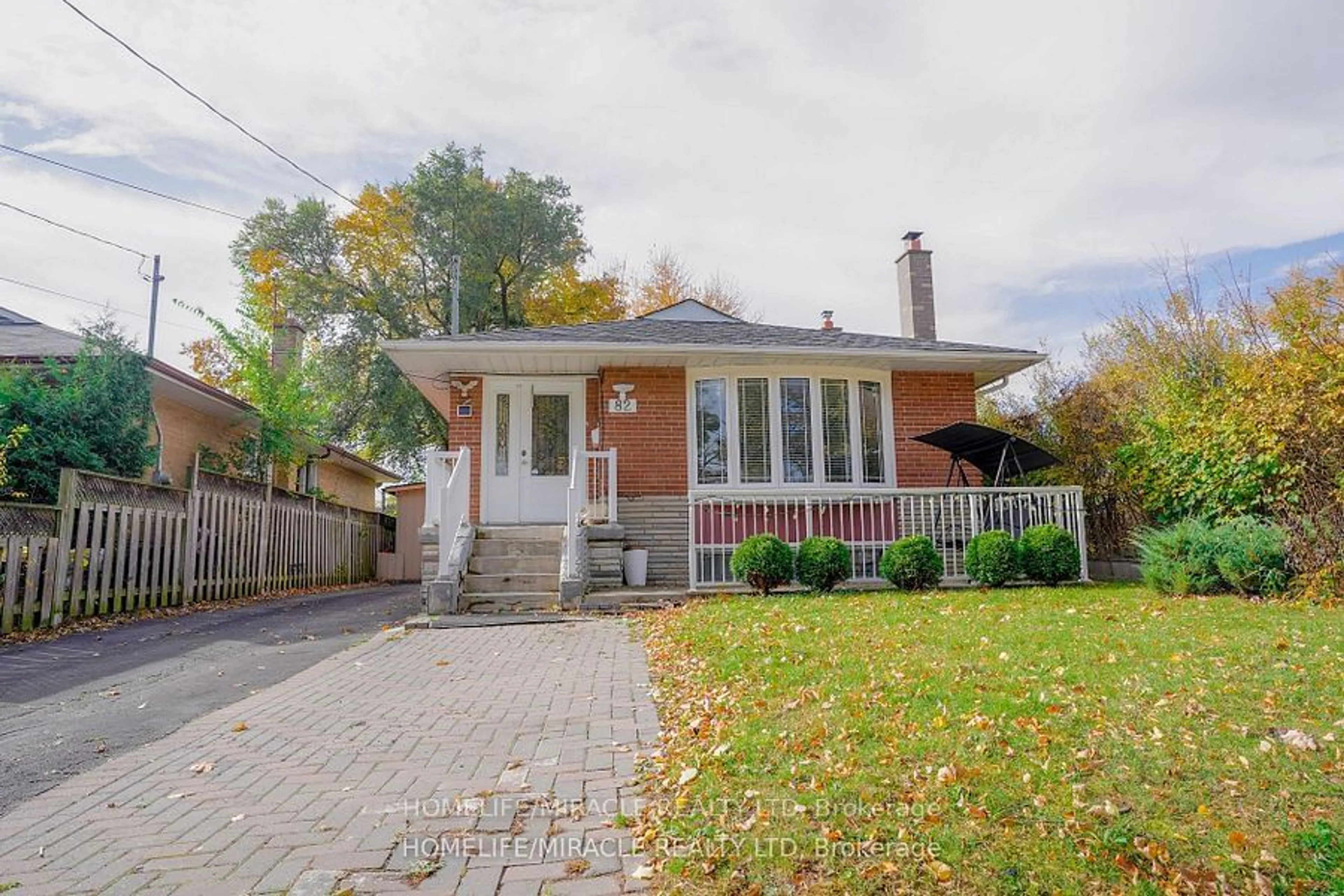 Home with brick exterior material, street for 82 Sedgemount Dr, Toronto Ontario M1H 1X6