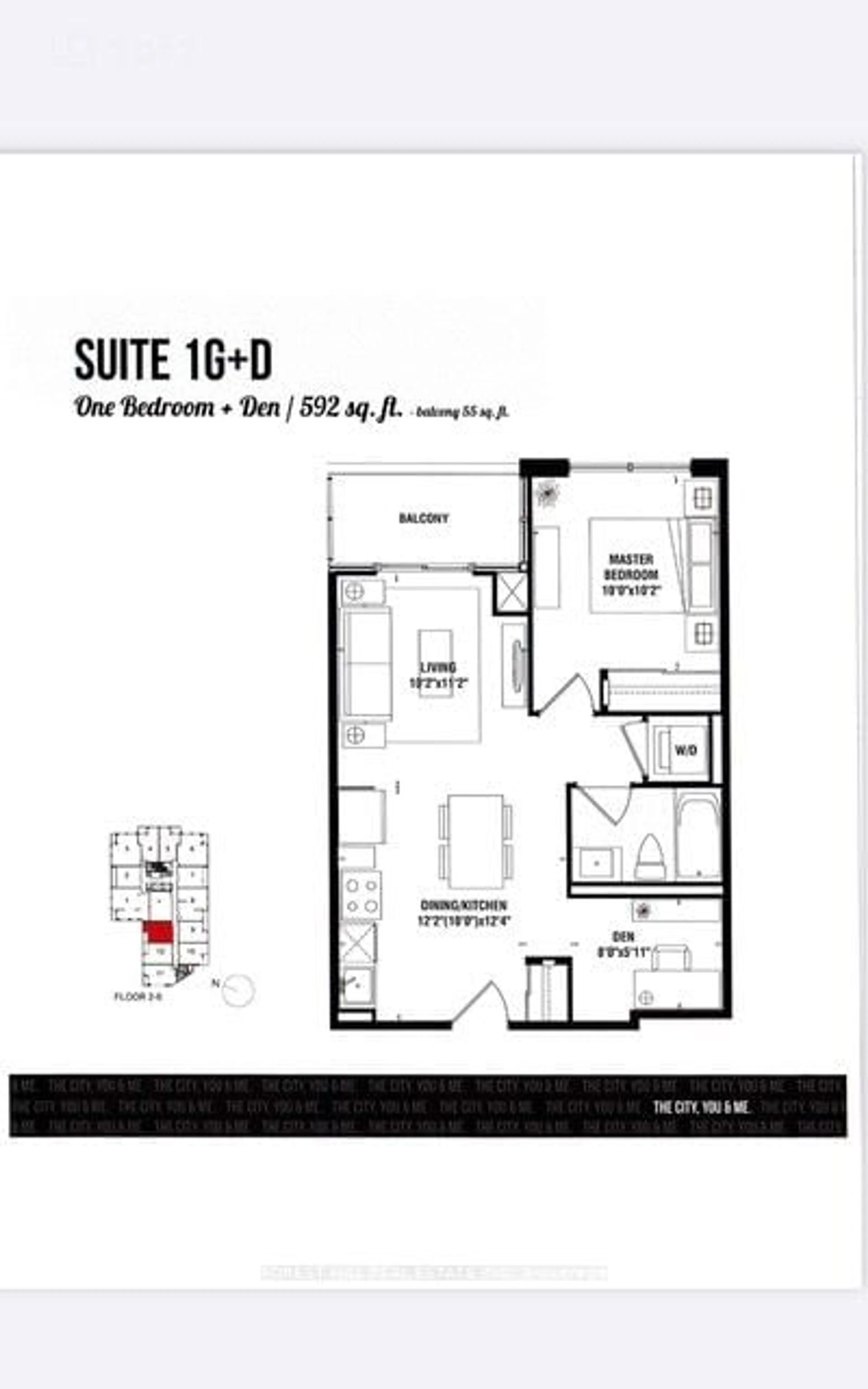 Floor plan for 10 Meadowglen Pl #313, Toronto Ontario M1G 0A8