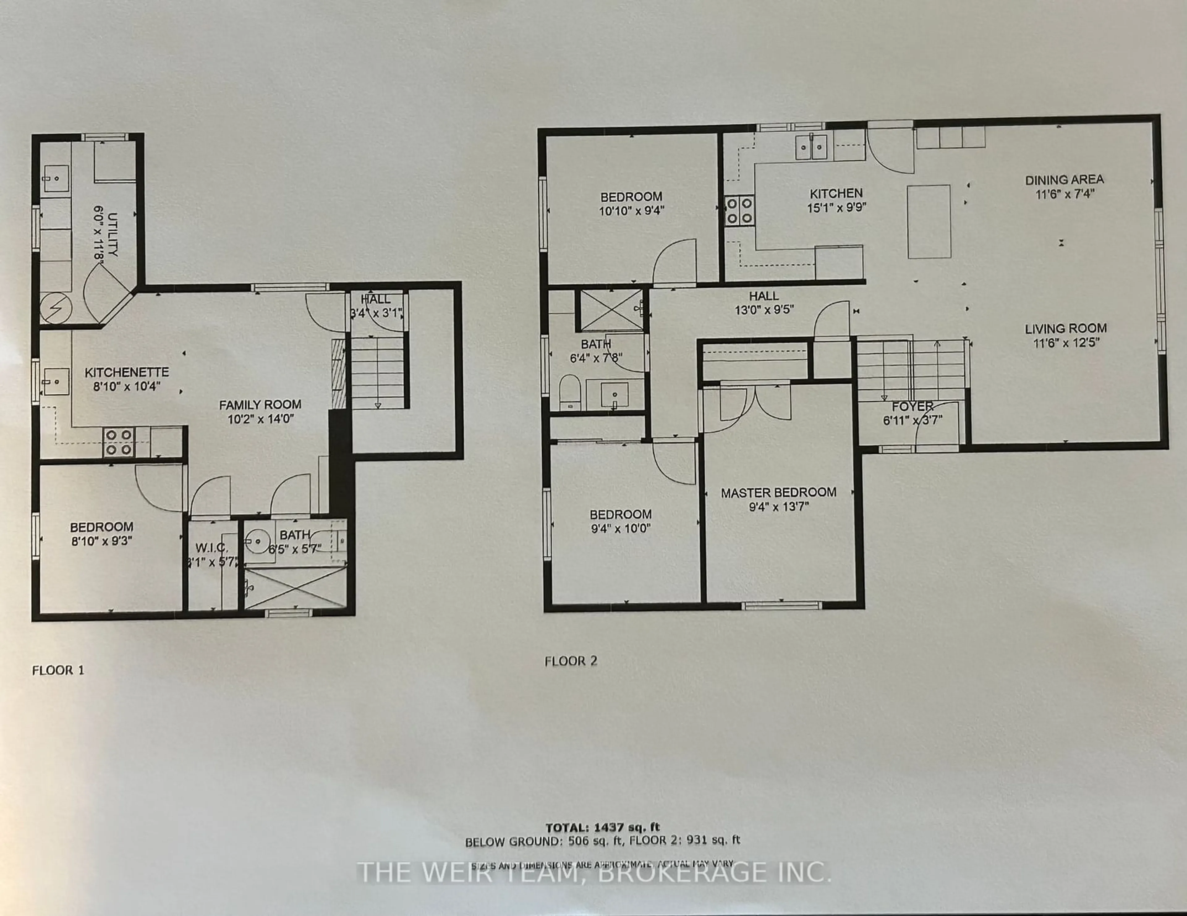 Floor plan for 7 Adler St, Toronto Ontario M1J 2M7