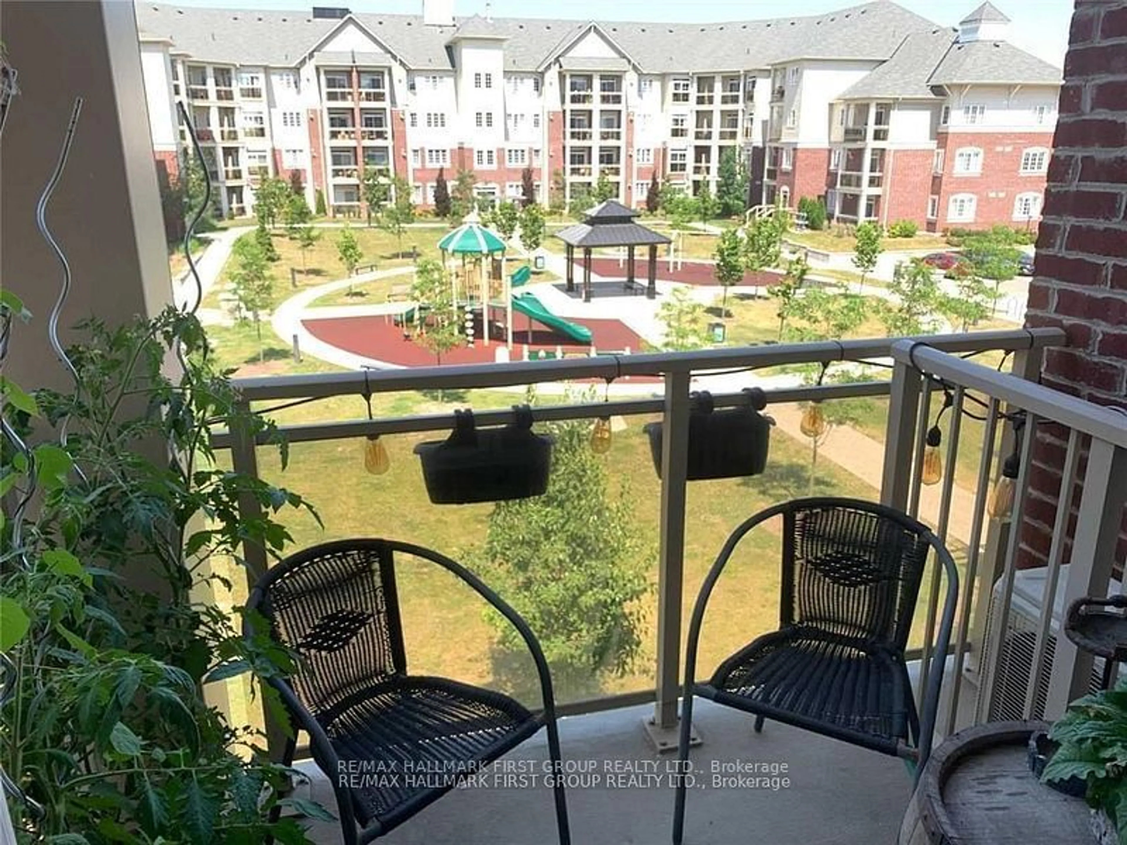 Balcony in the apartment, city buildings view from balcony for 84 Aspen Springs Dr #305, Clarington Ontario L1C 0V3