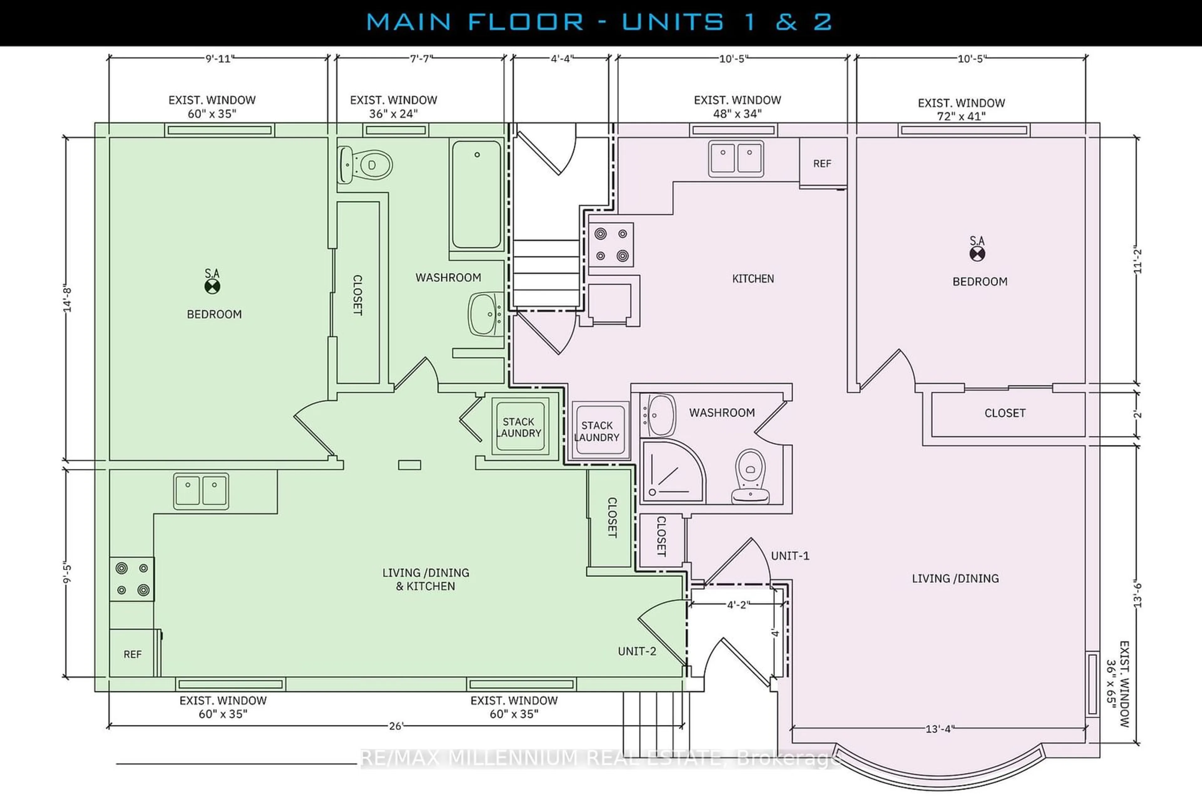 Floor plan for 410 Crawforth St, Whitby Ontario L1N 3R5