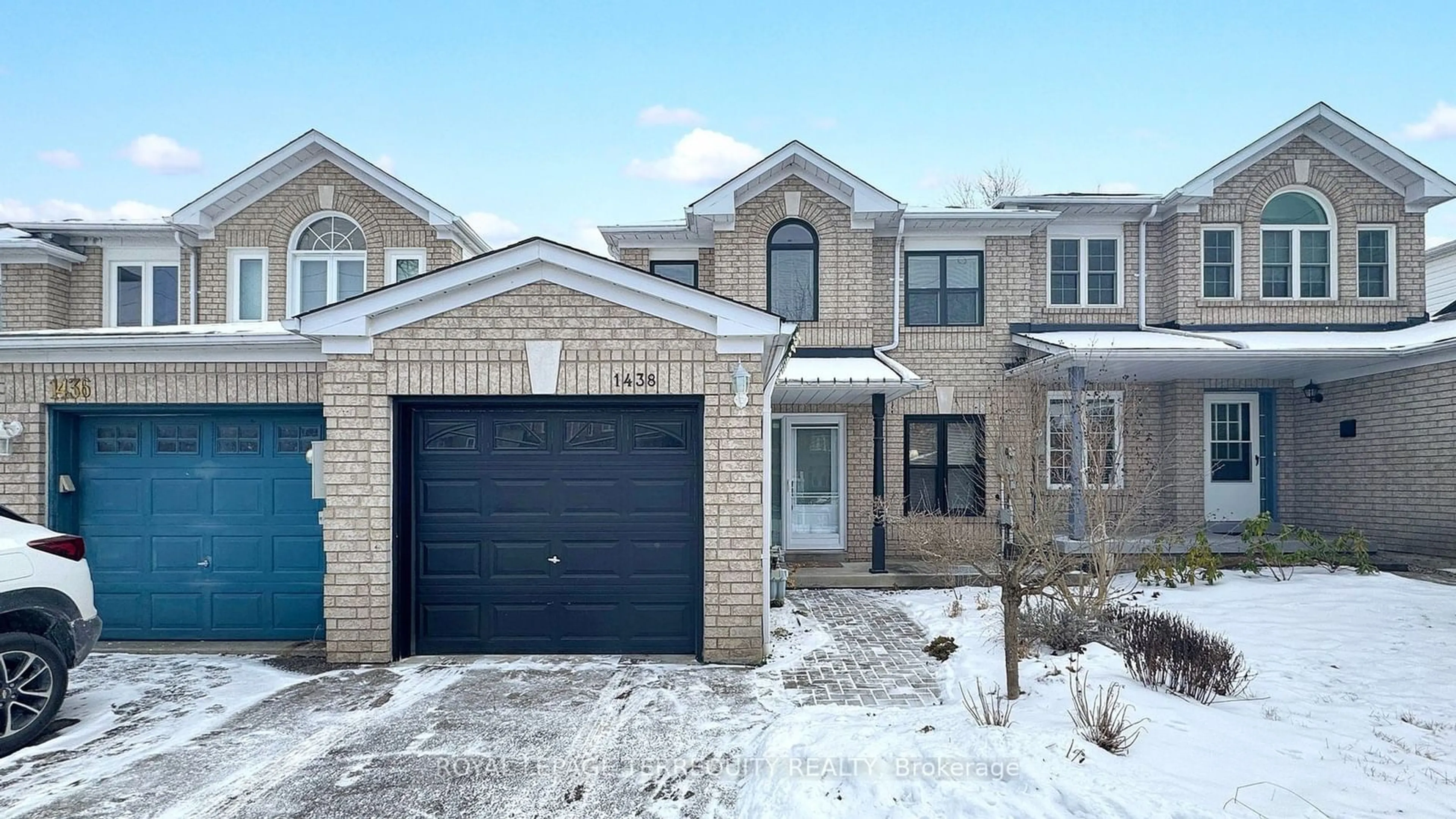 Home with brick exterior material, street for 1438 Major Oaks Rd, Pickering Ontario L1X 2N4