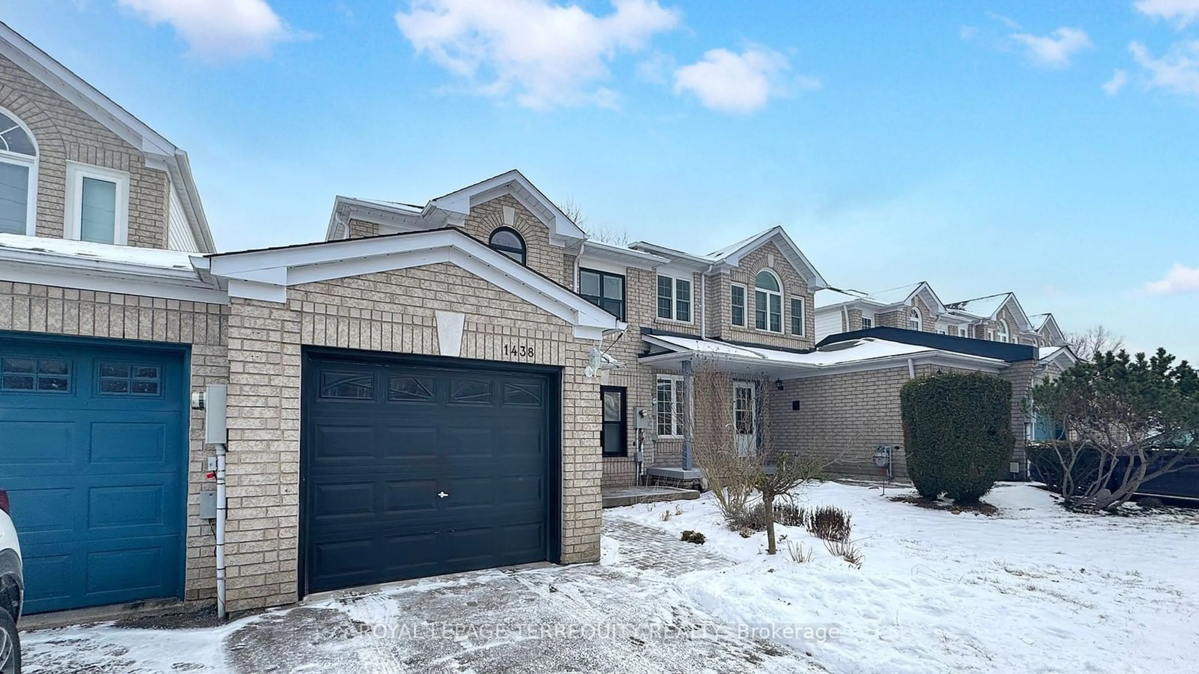 Home with brick exterior material, street for 1438 Major Oaks Rd, Pickering Ontario L1X 2N4