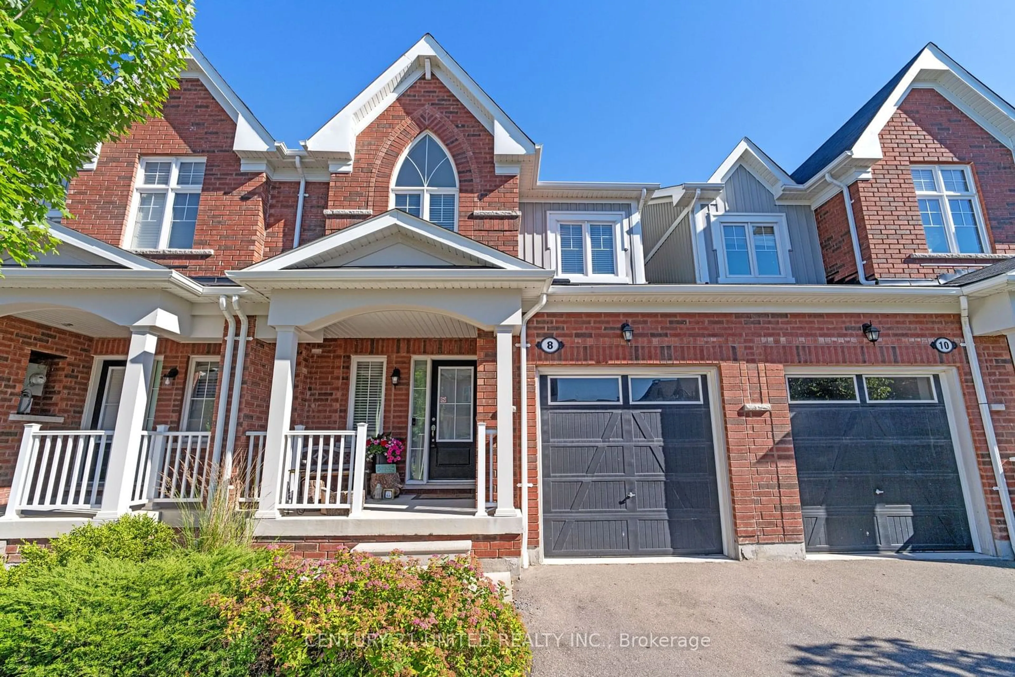 Home with brick exterior material, street for 8 Lambdon Way, Whitby Ontario L1M 2M1