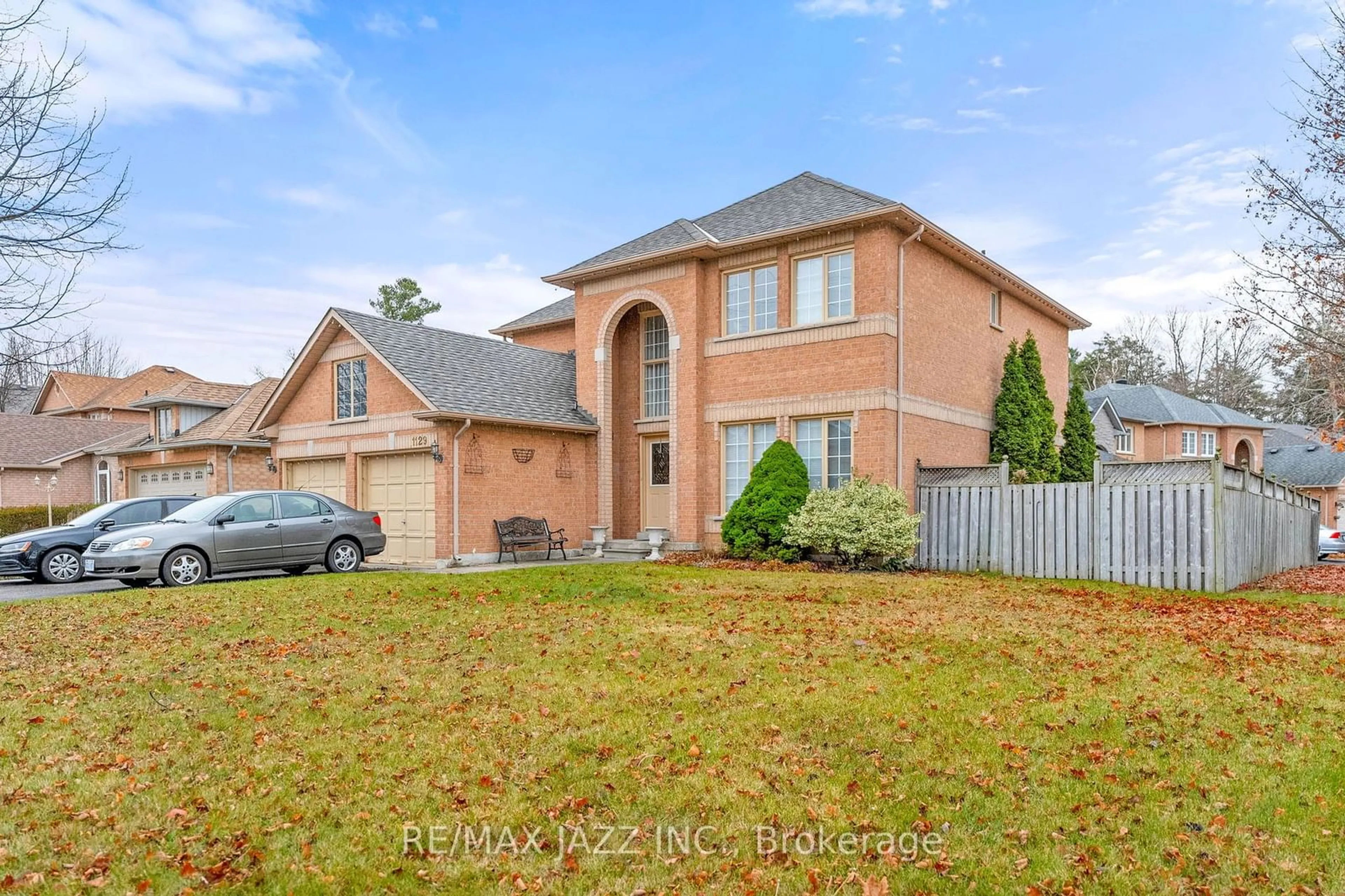 Home with brick exterior material, street for 1129 Gossamer Dr, Pickering Ontario L1X 2T8