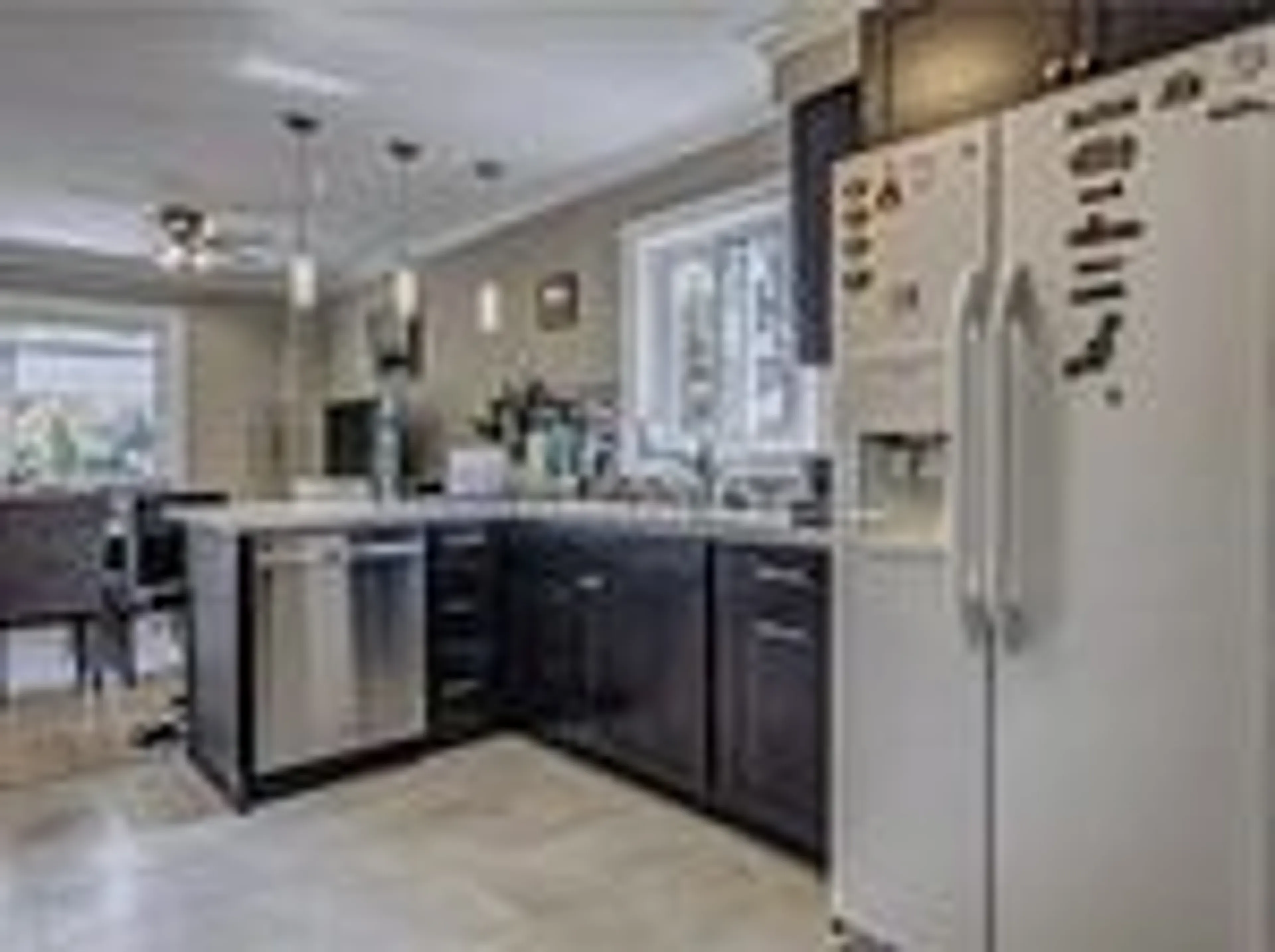 Open concept kitchen, ceramic/tile floor for 13 Blackburn Cres, Ajax Ontario L1S 5Z3