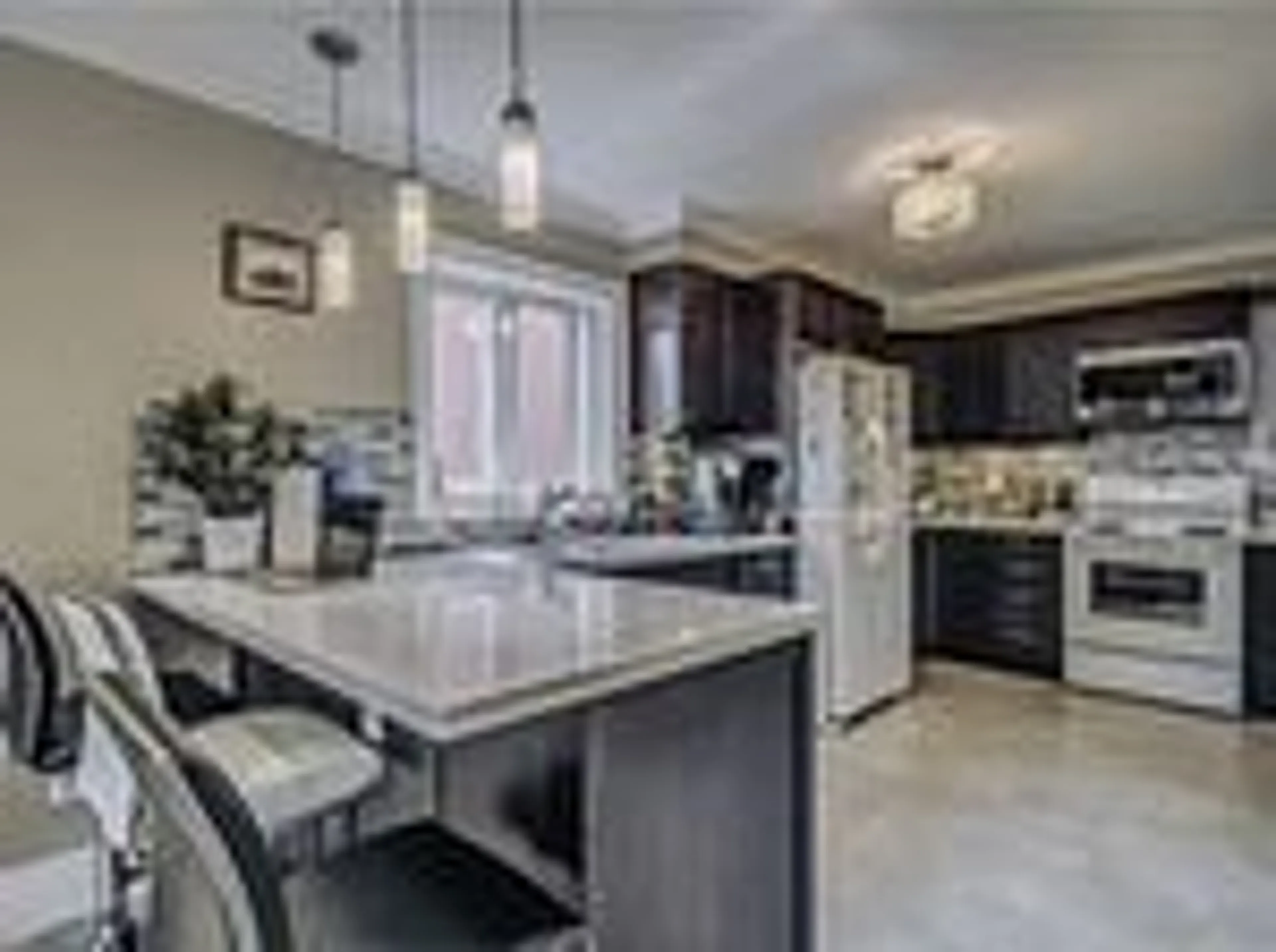 Open concept kitchen, ceramic/tile floor for 13 Blackburn Cres, Ajax Ontario L1S 5Z3