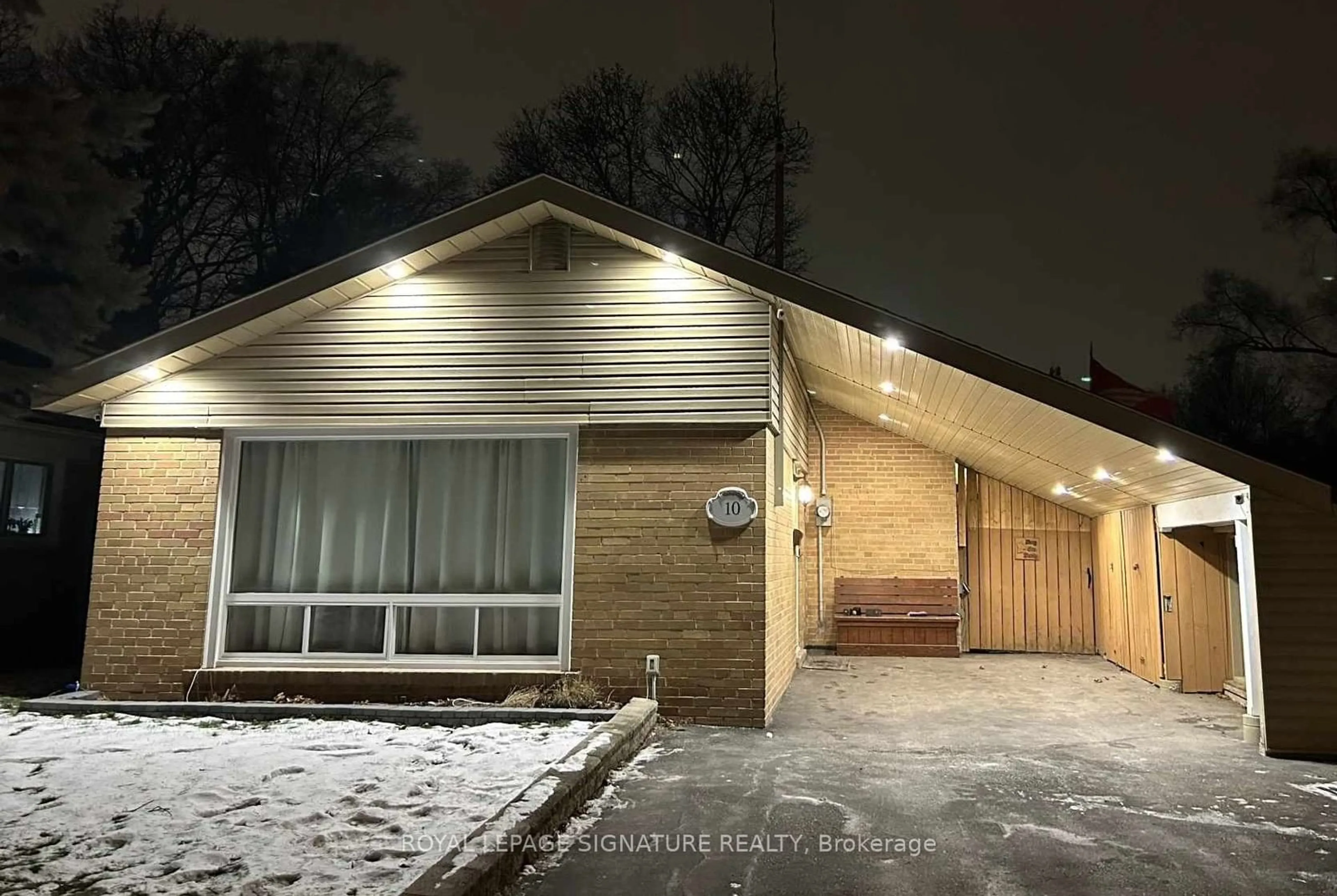 Home with brick exterior material, street for 10 Copping Rd, Toronto Ontario M1G 3J8