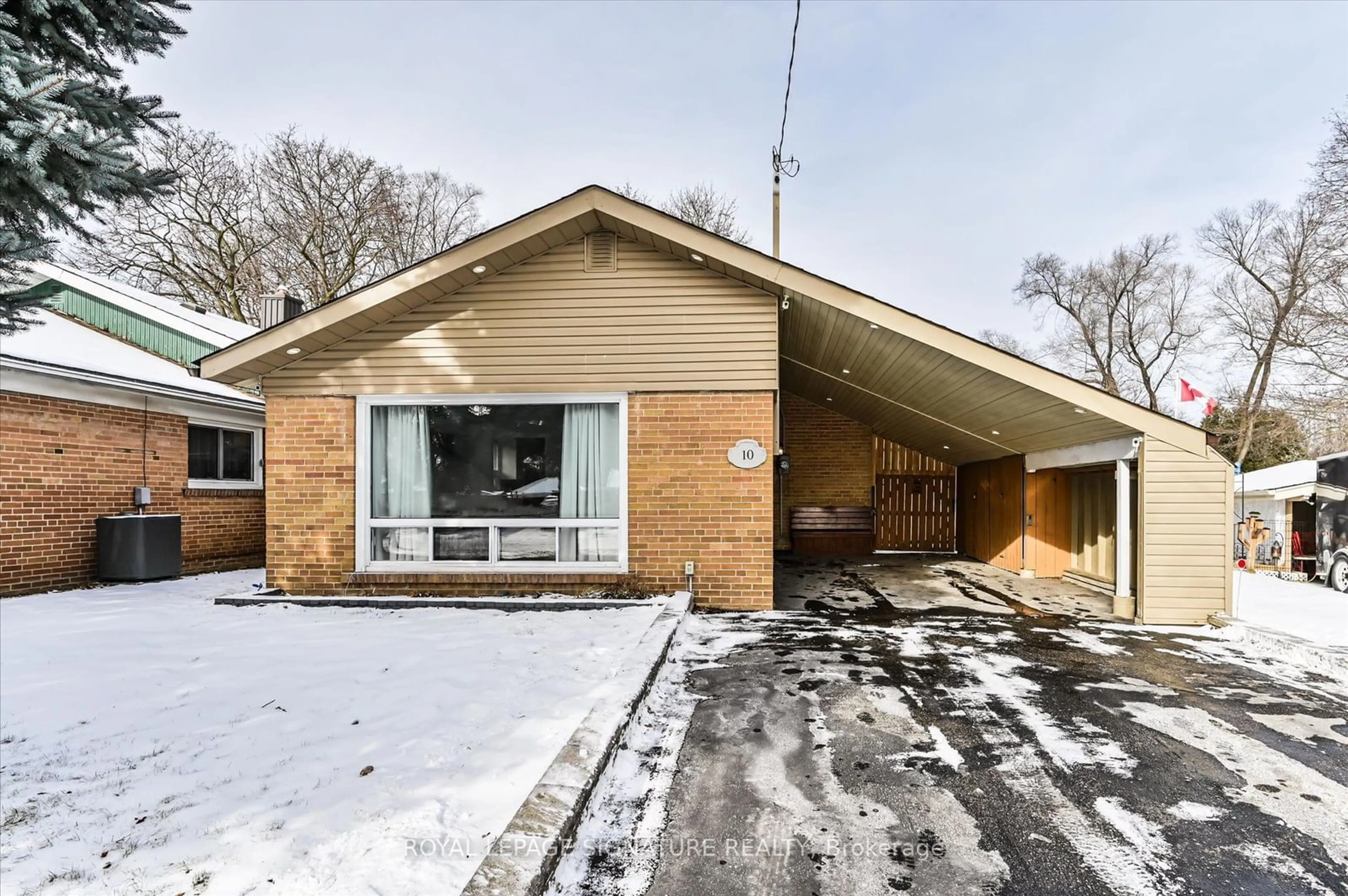 Home with brick exterior material, street for 10 Copping Rd, Toronto Ontario M1G 3J8