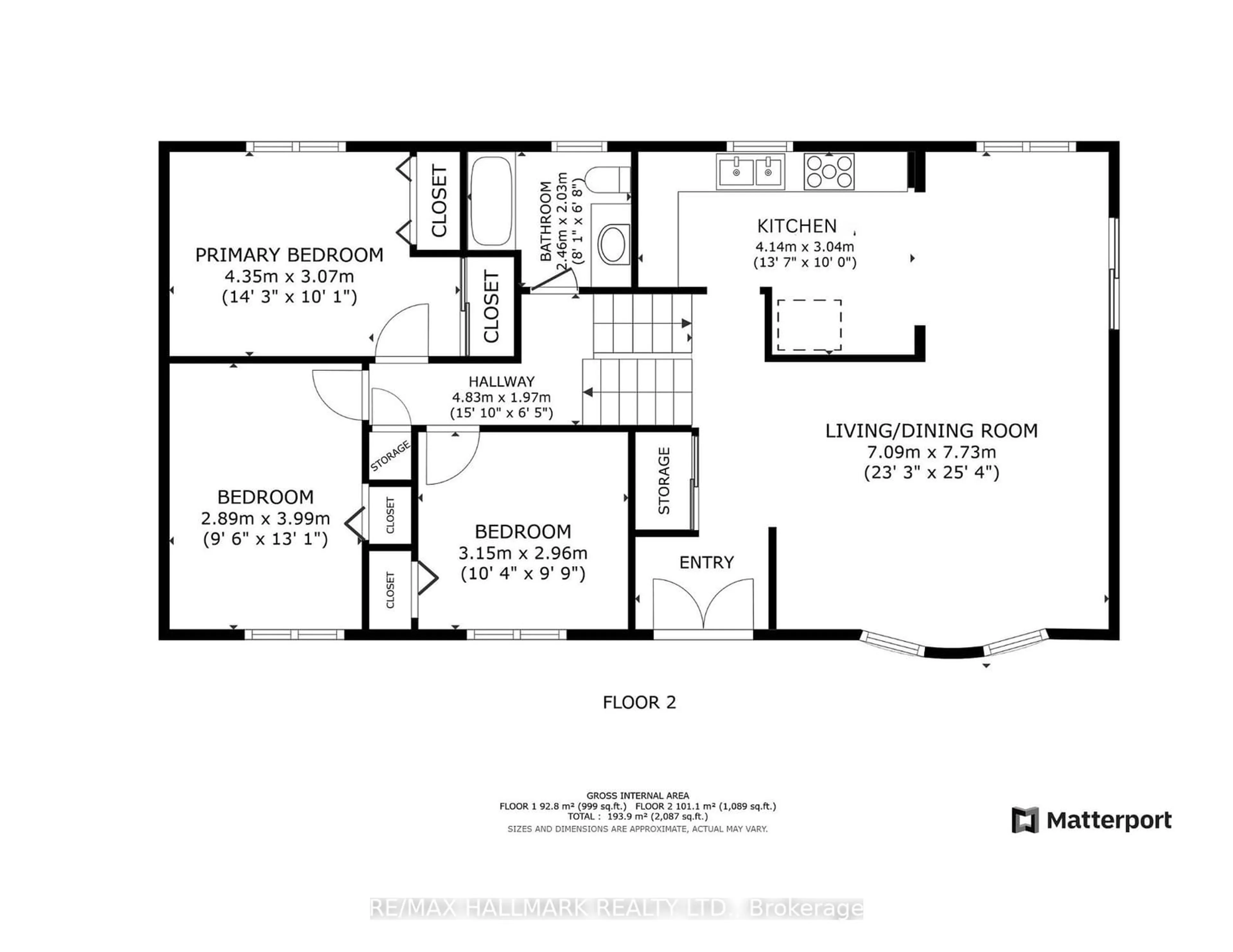 Floor plan for 224 Beechgrove Dr, Toronto Ontario M1E 3Z5