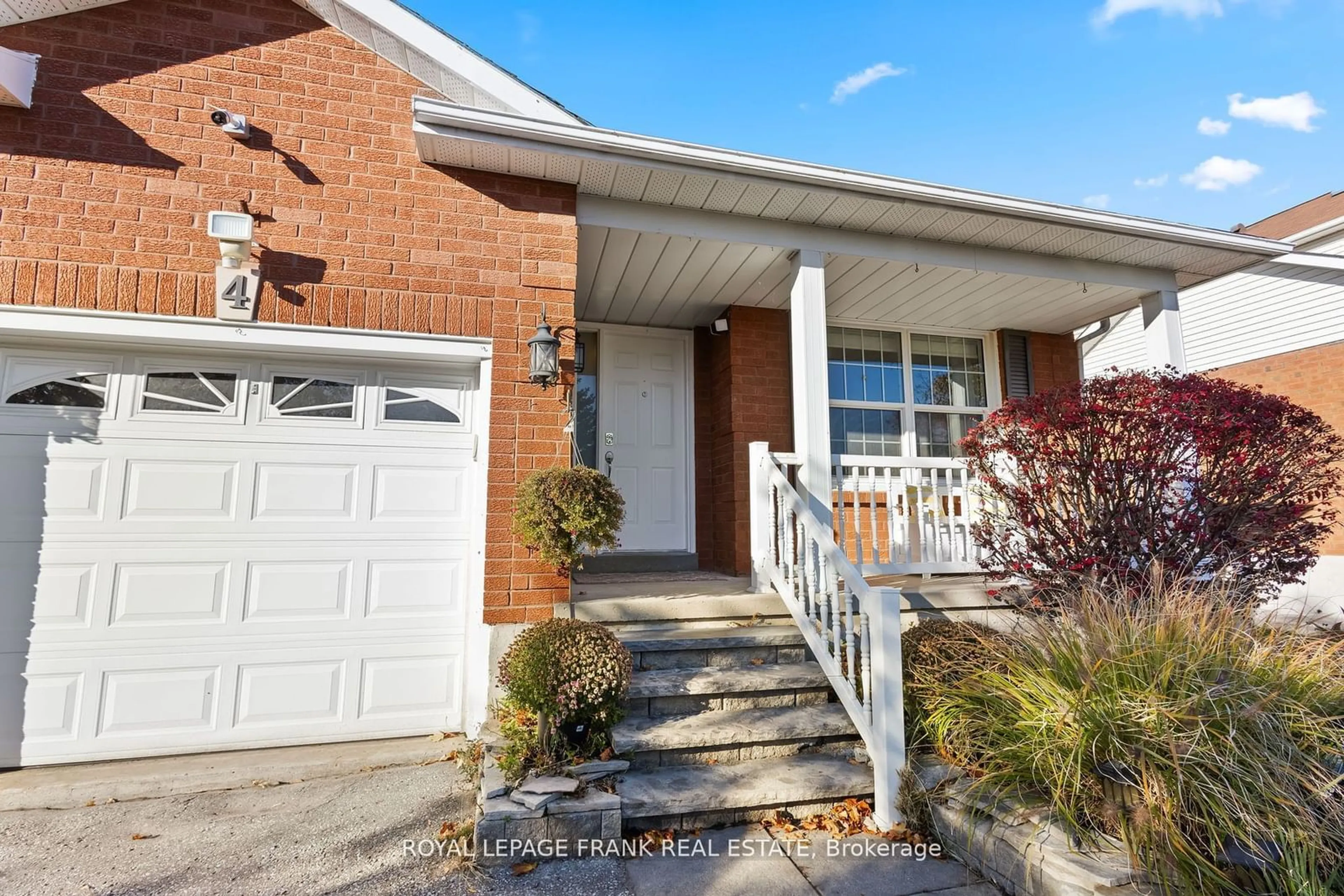 Home with brick exterior material, street for 4 Penfound Dr, Clarington Ontario L1C 4C5