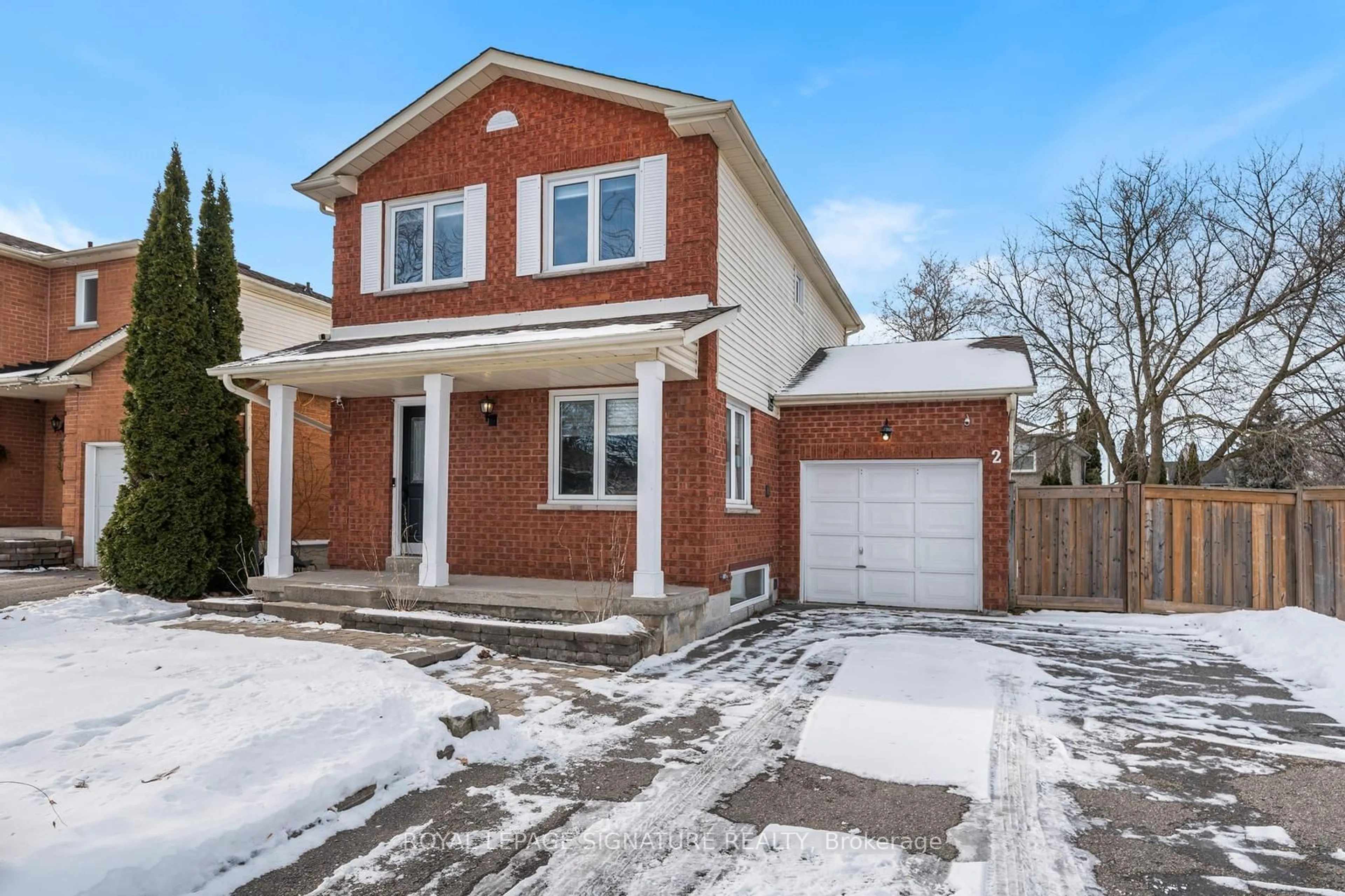 Home with brick exterior material, street for 2 Stephen Ave, Clarington Ontario L1E 1Z2