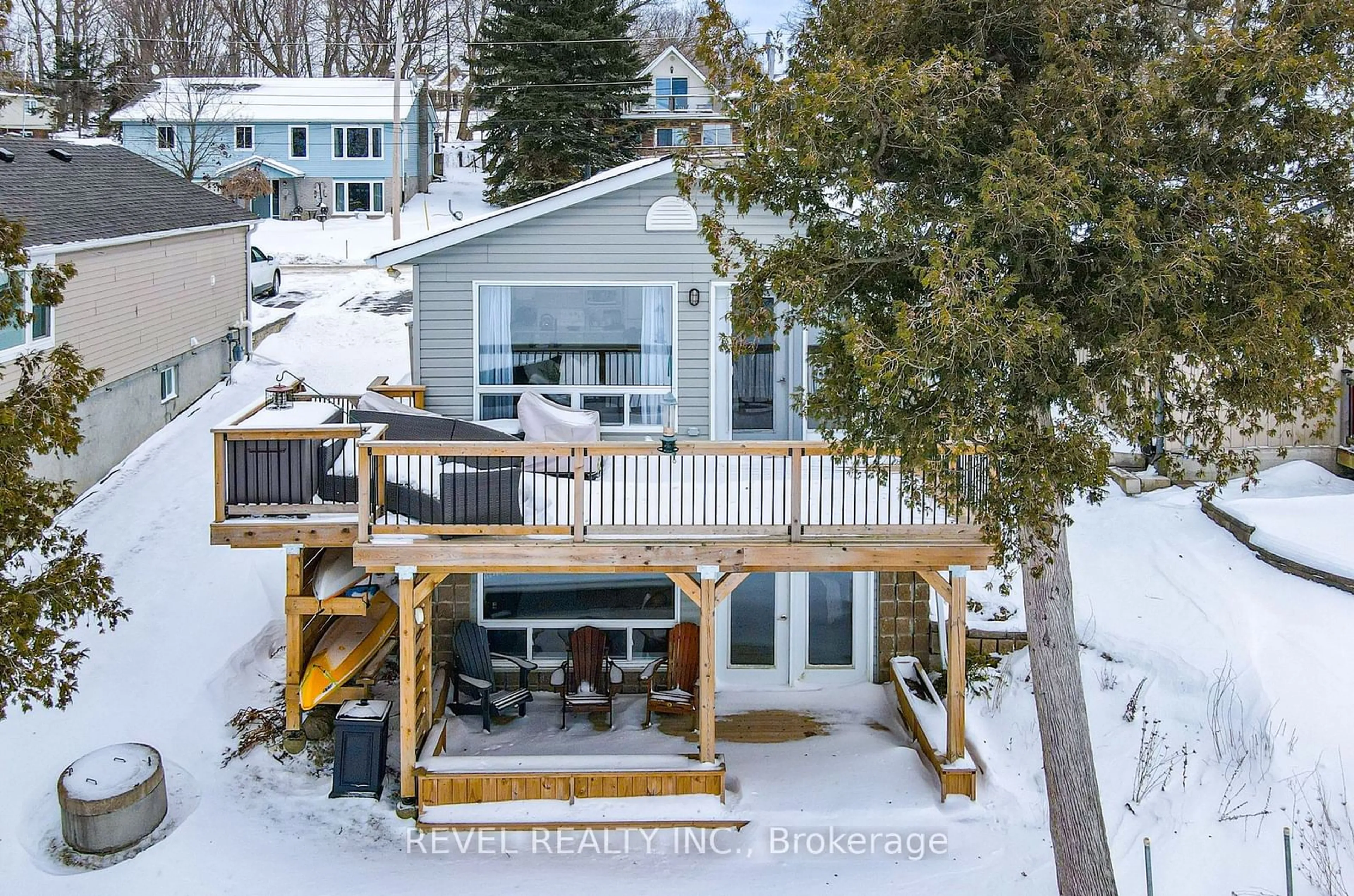 A pic from outside/outdoor area/front of a property/back of a property/a pic from drone, unknown for 276 Williams Point Rd, Scugog Ontario L0B 1E0