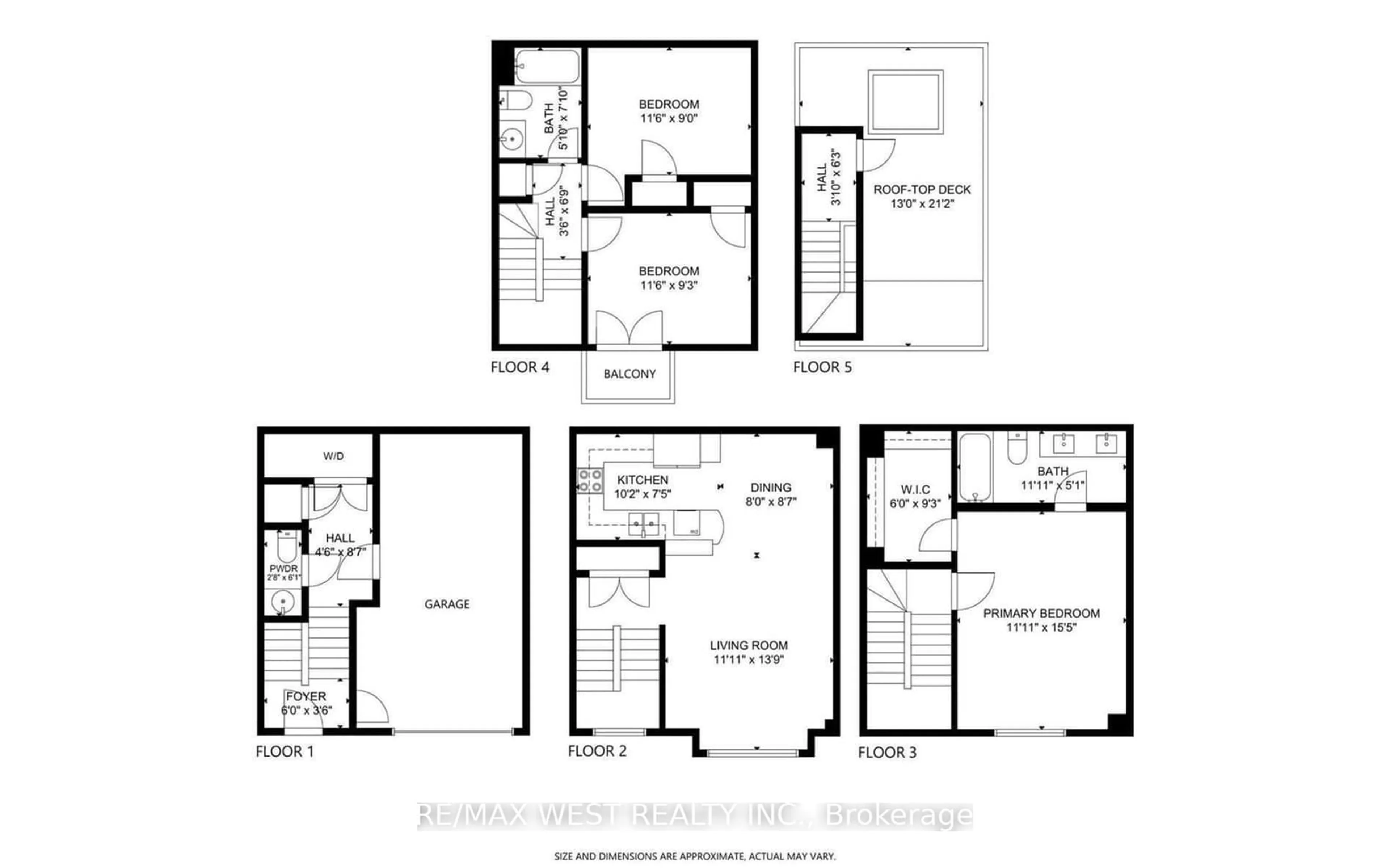 Floor plan for 1463 Queen St, Toronto Ontario M4L 1E2