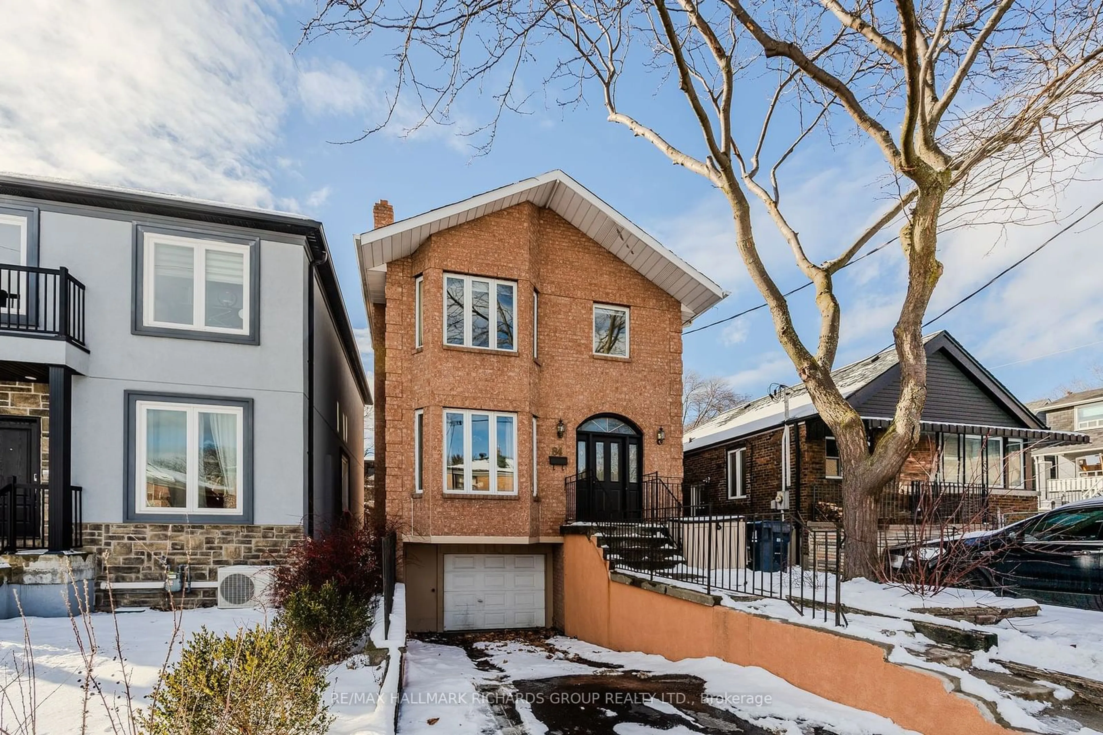 Home with brick exterior material, street for 84 Glenside Ave, Toronto Ontario M4L 2T5