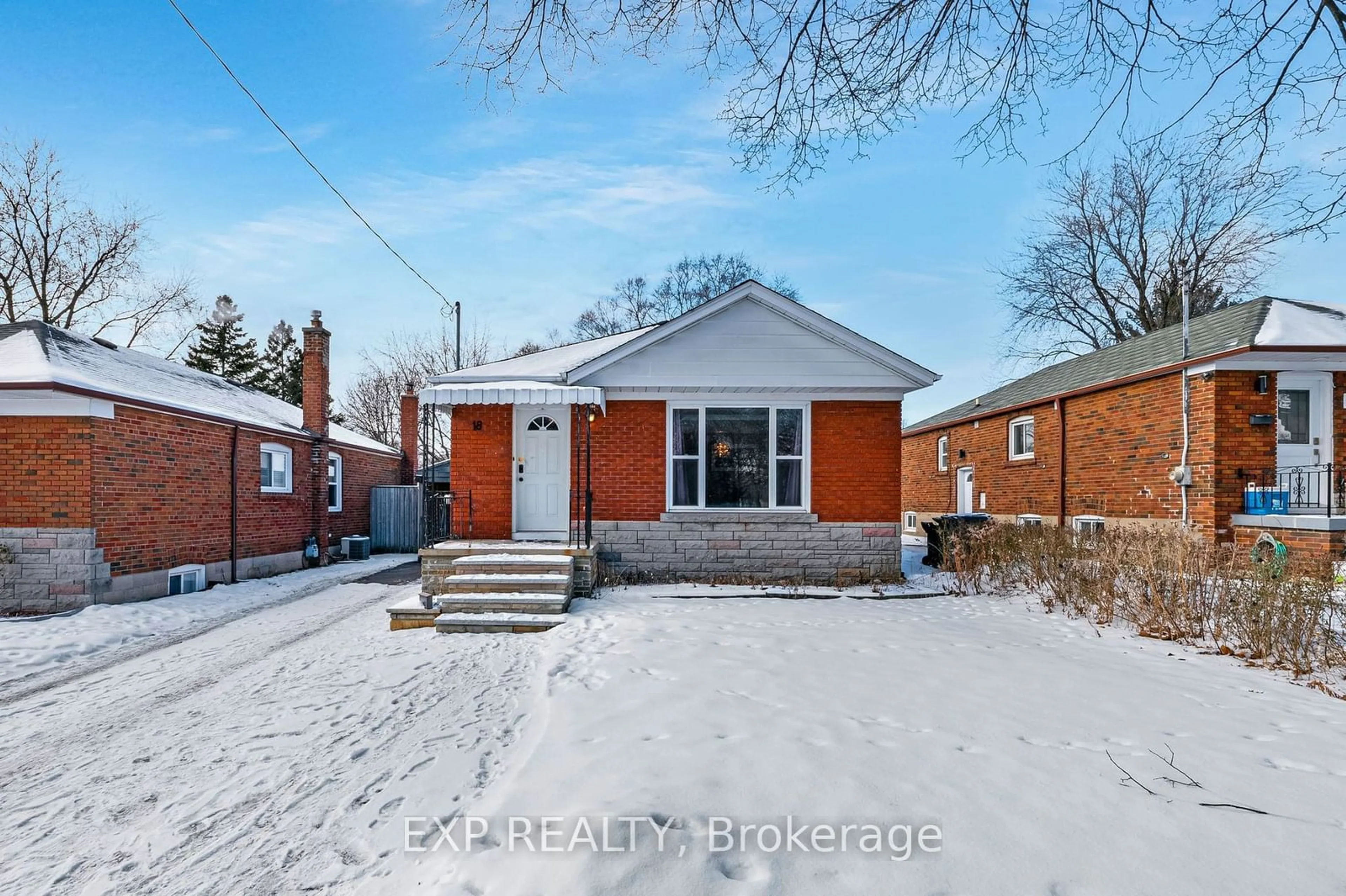 Home with brick exterior material, street for 18 Lewiston Rd, Toronto Ontario M1P 1X7