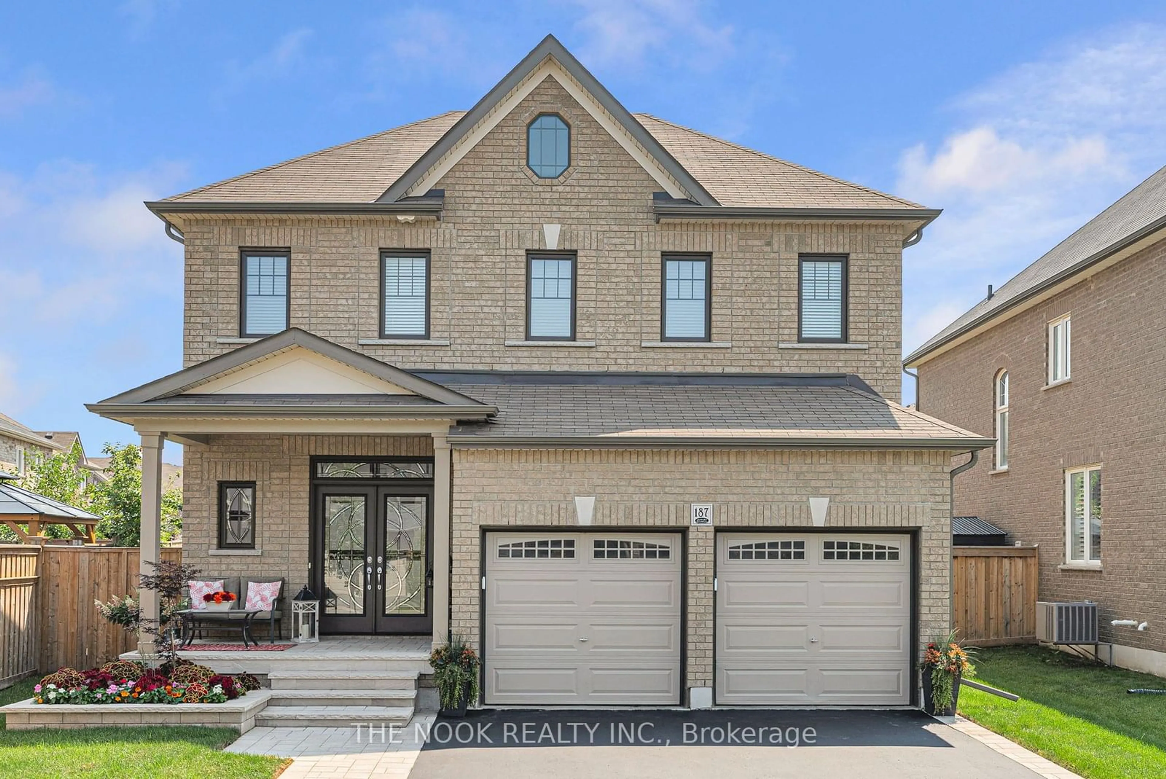 Home with brick exterior material, street for 187 William Fair Dr, Clarington Ontario L1C 0T6