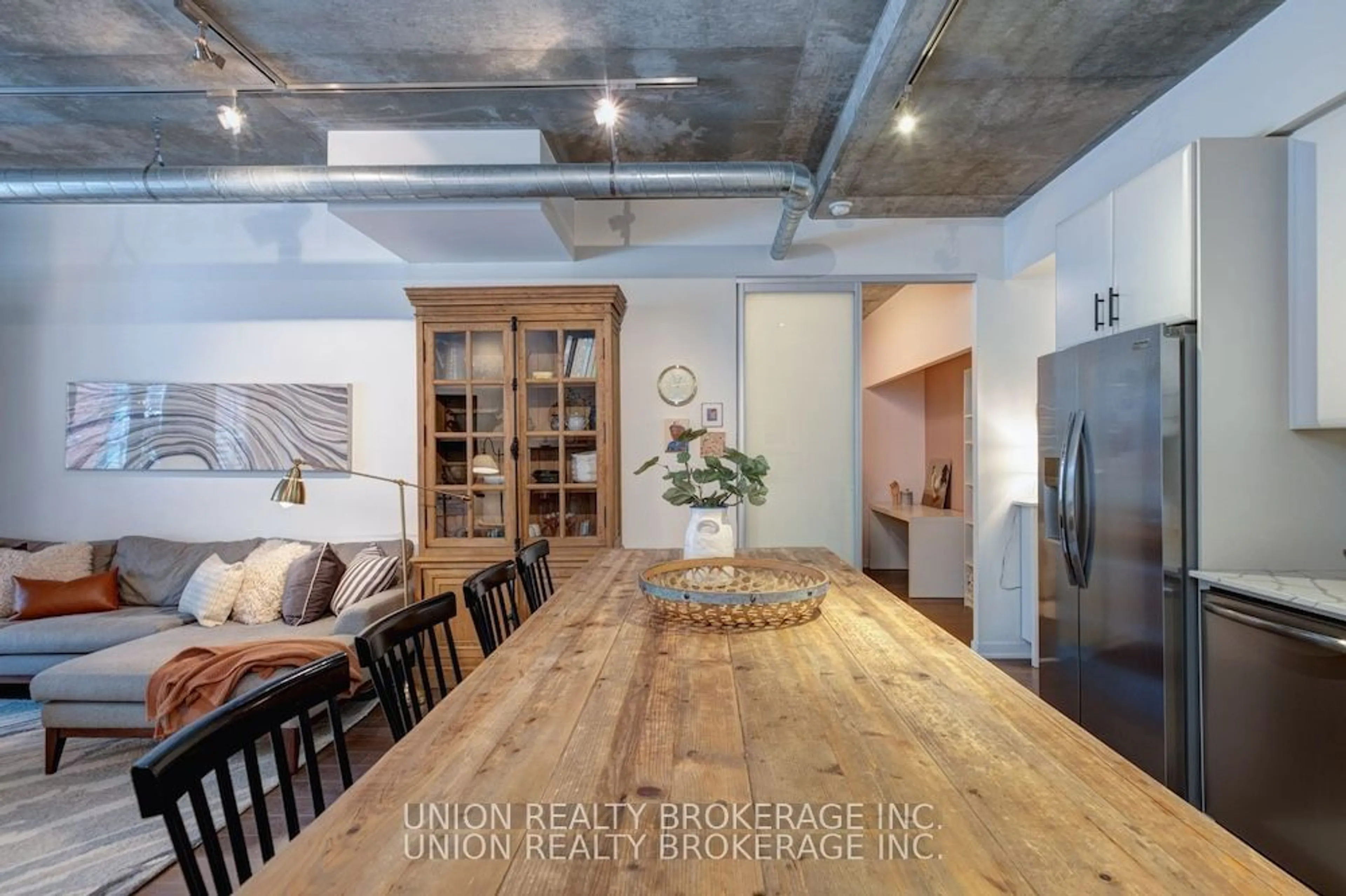 Open concept kitchen, unknown for 201 Carlaw Ave #105, Toronto Ontario M4M 2S3