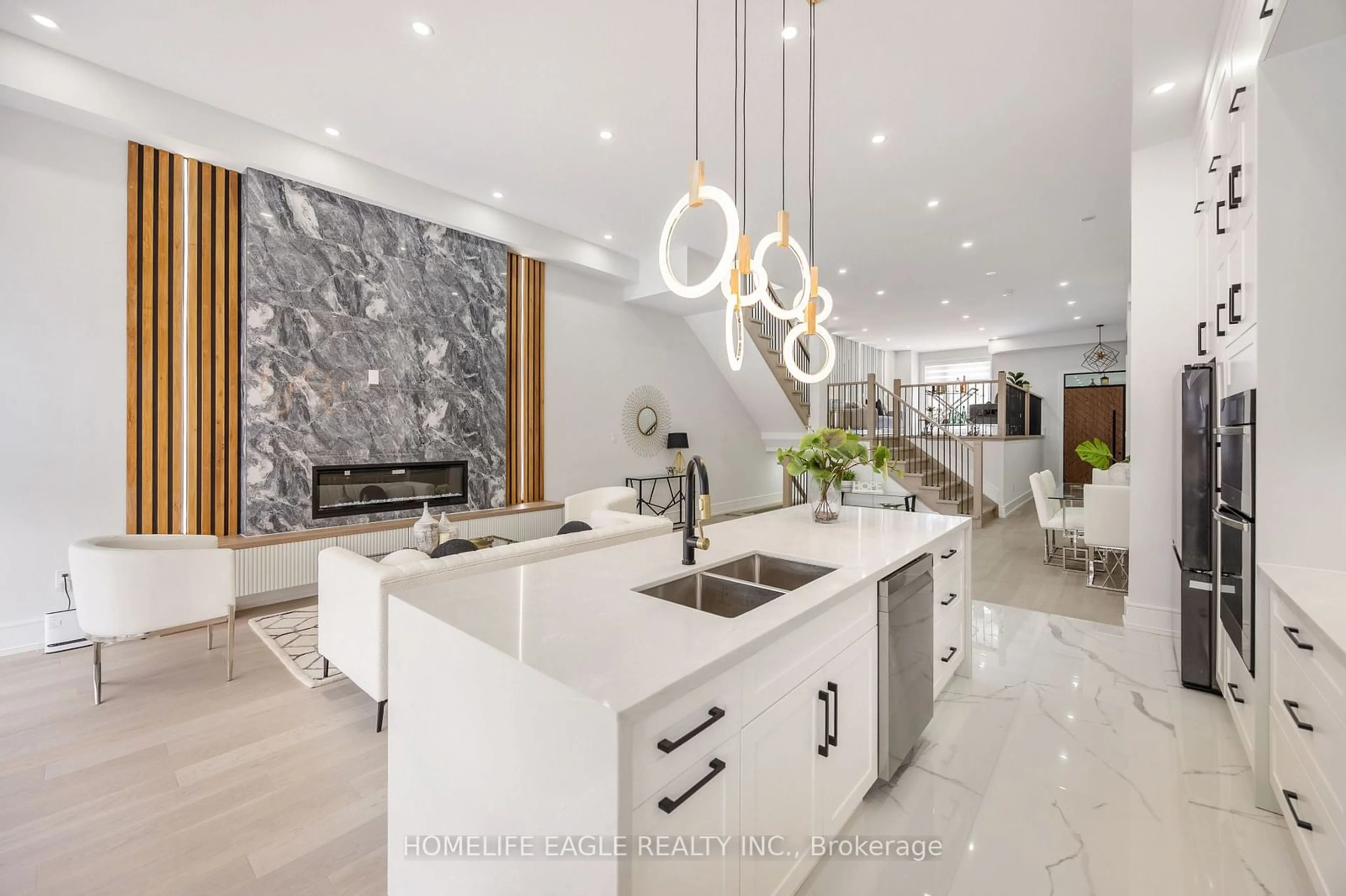 Contemporary kitchen, ceramic/tile floor for 50 Atlee Ave, Toronto Ontario M1N 3X2