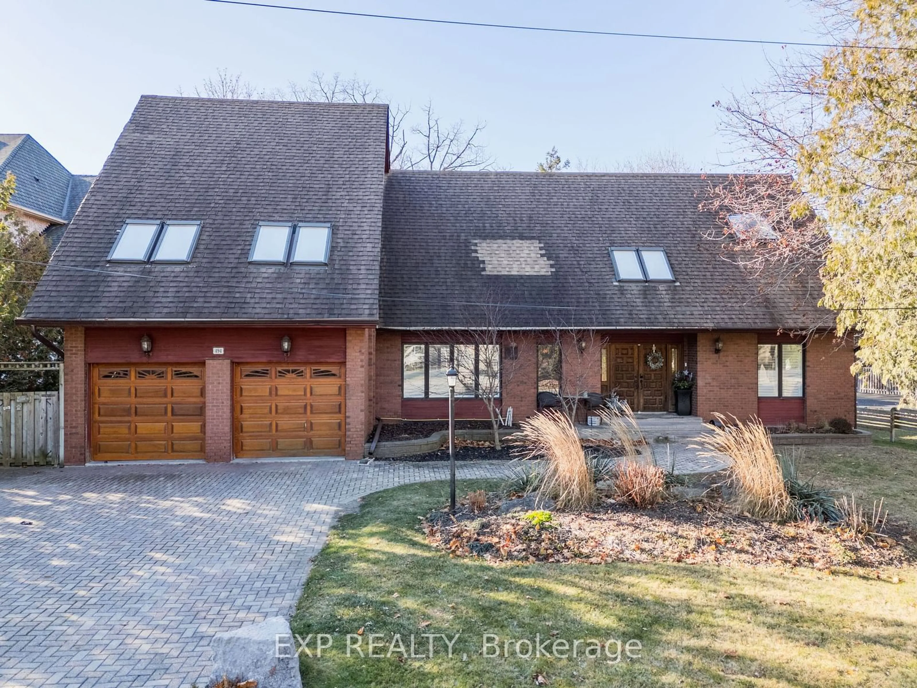 Home with brick exterior material, street for 494 Rougemount Dr, Pickering Ontario L1W 2B9