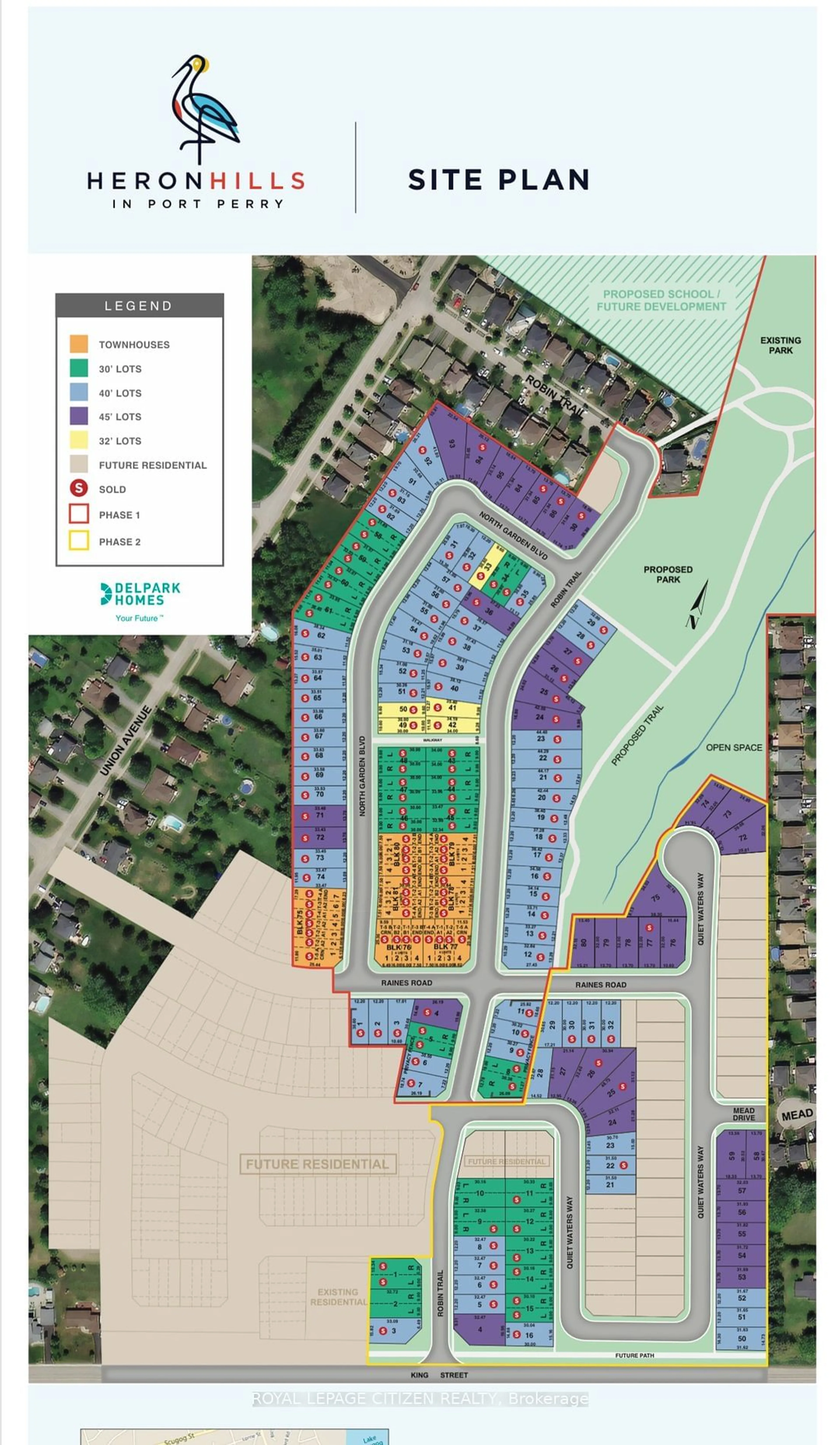 Picture of a map for 98 North Garden Blvd, Scugog Ontario L9L 0E1