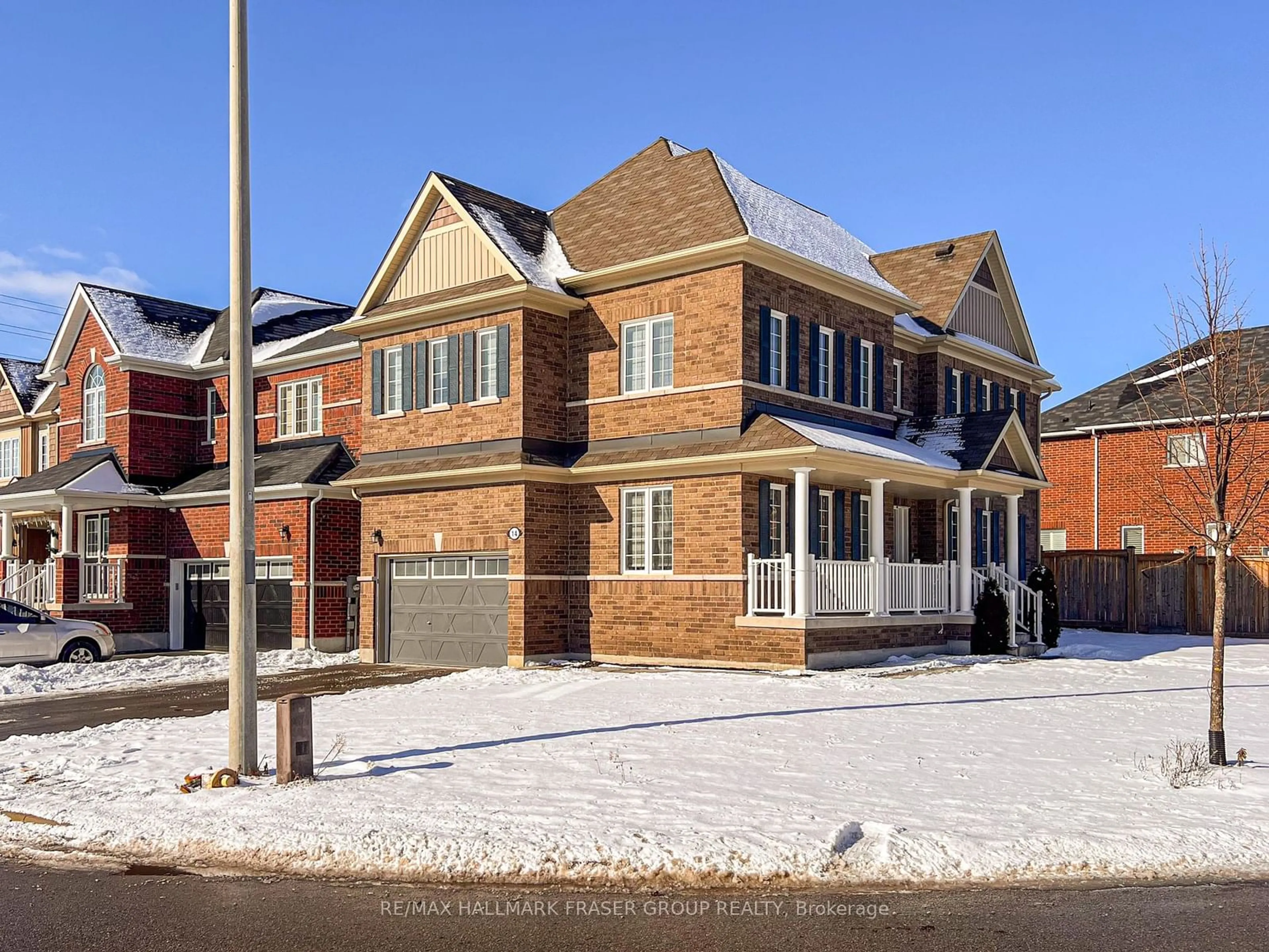 Home with brick exterior material, street for 14 Kilpatrick Crt, Clarington Ontario L1C 3K7