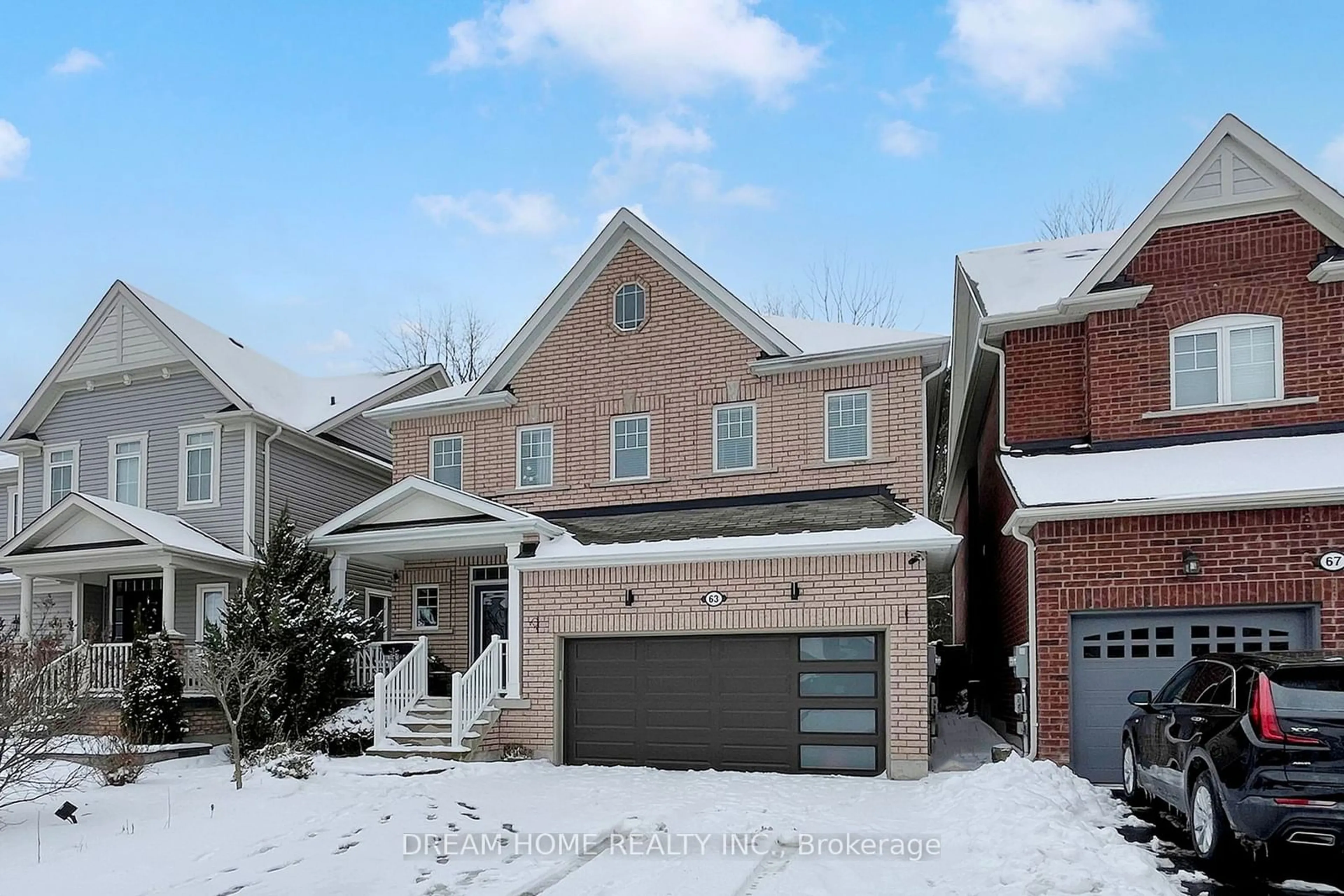 Home with brick exterior material, street for 63 Murray Tabb St, Clarington Ontario L1C 0P8