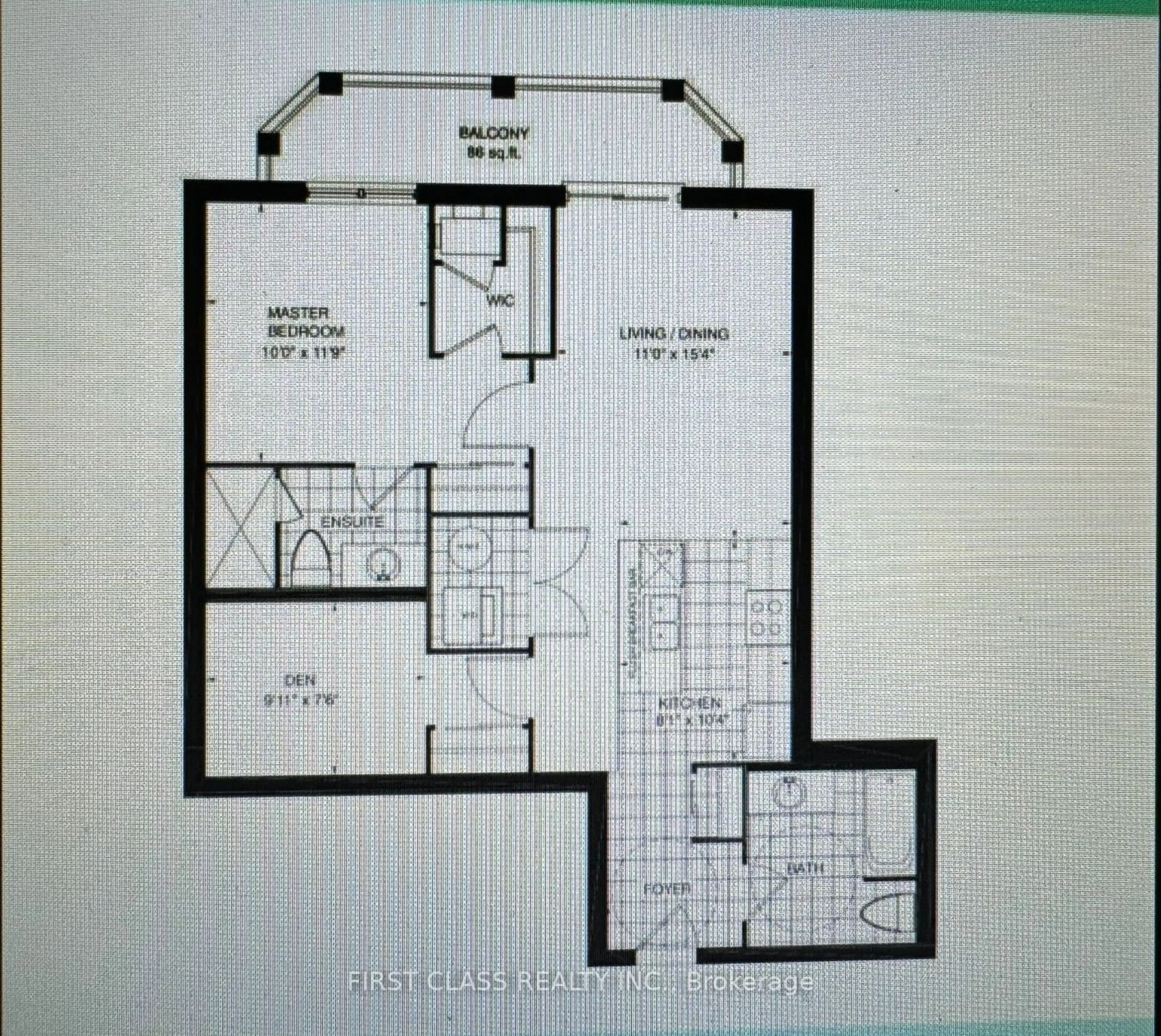 Floor plan for 50 Lakebreeze Dr #330, Clarington Ontario L1B 0V9