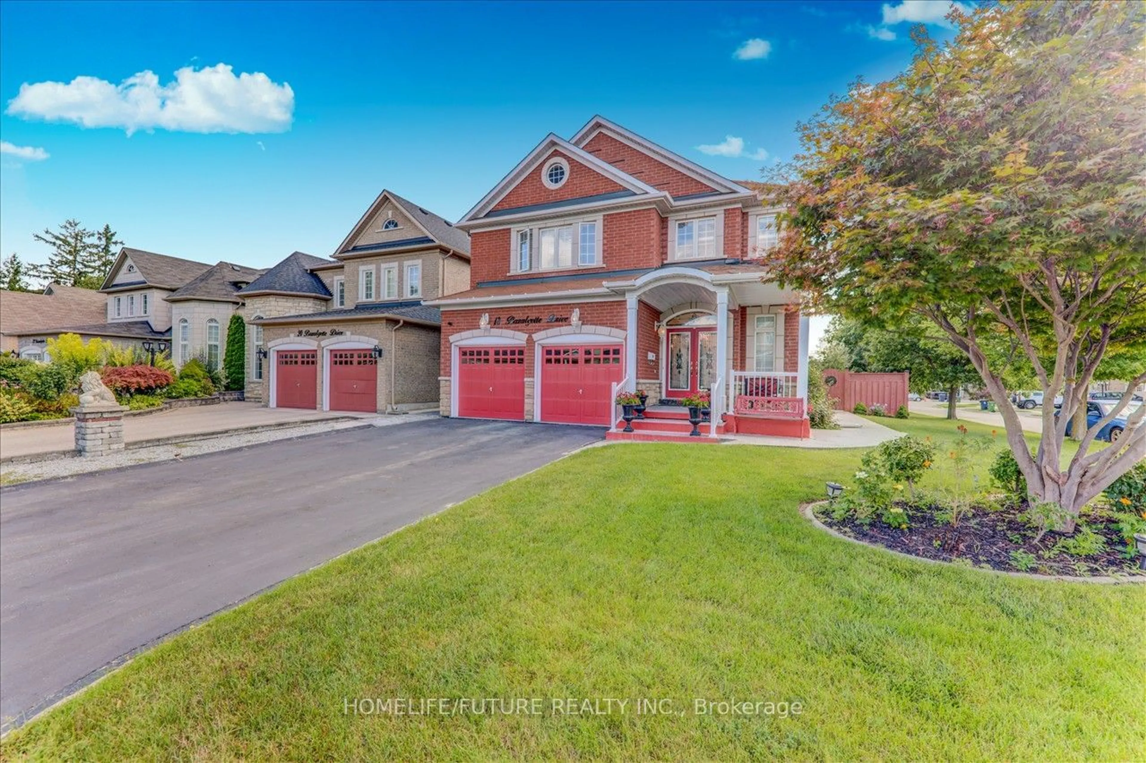 Home with brick exterior material, street for 18 Bazalgette Dr, Toronto Ontario M1C 0A9