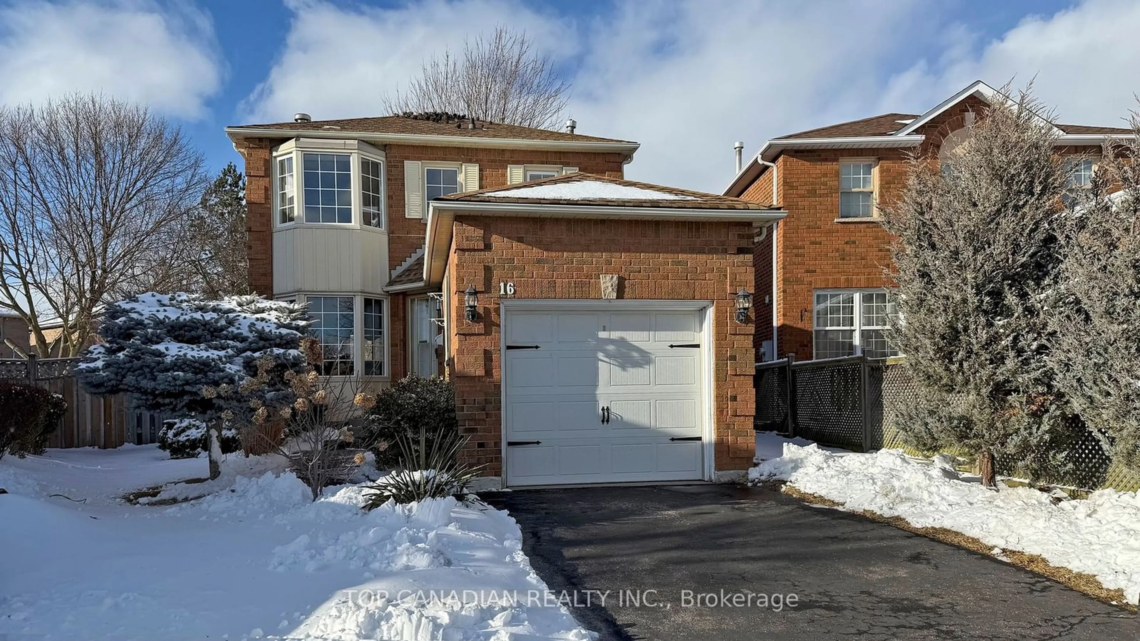 Home with brick exterior material, street for 16 Old Colony Dr, Whitby Ontario L1R 2A3