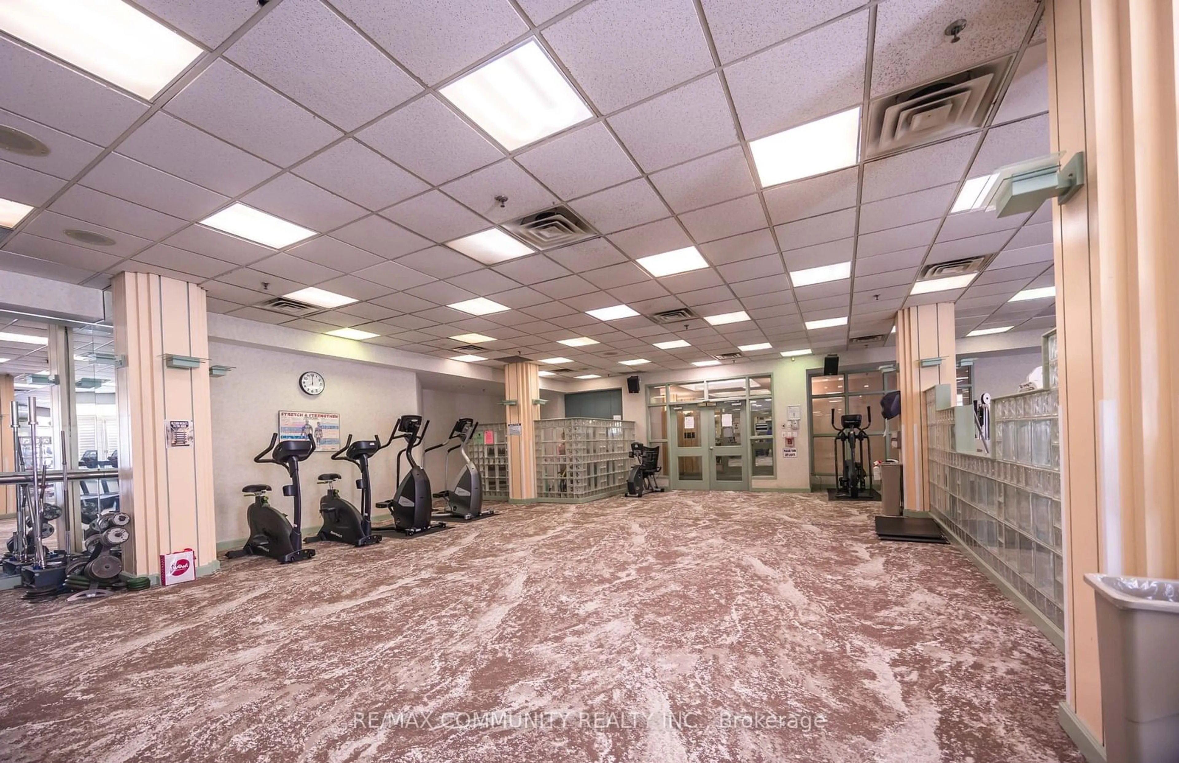 Gym or fitness room for 68 Corporate Dr #1133, Toronto Ontario M1H 3H3