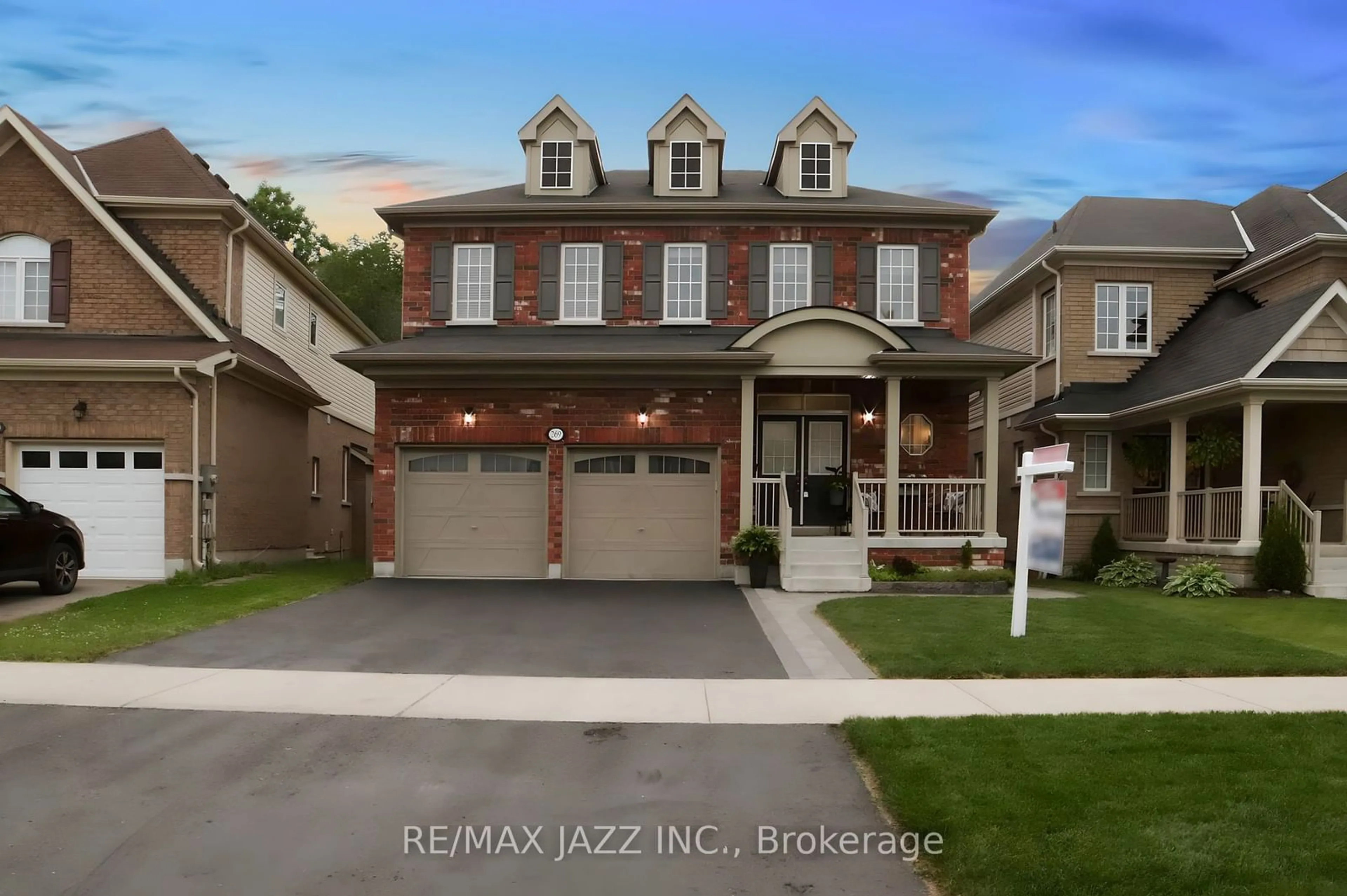 Home with brick exterior material, street for 269 Bruce Cameron Dr, Clarington Ontario L1C 0W2