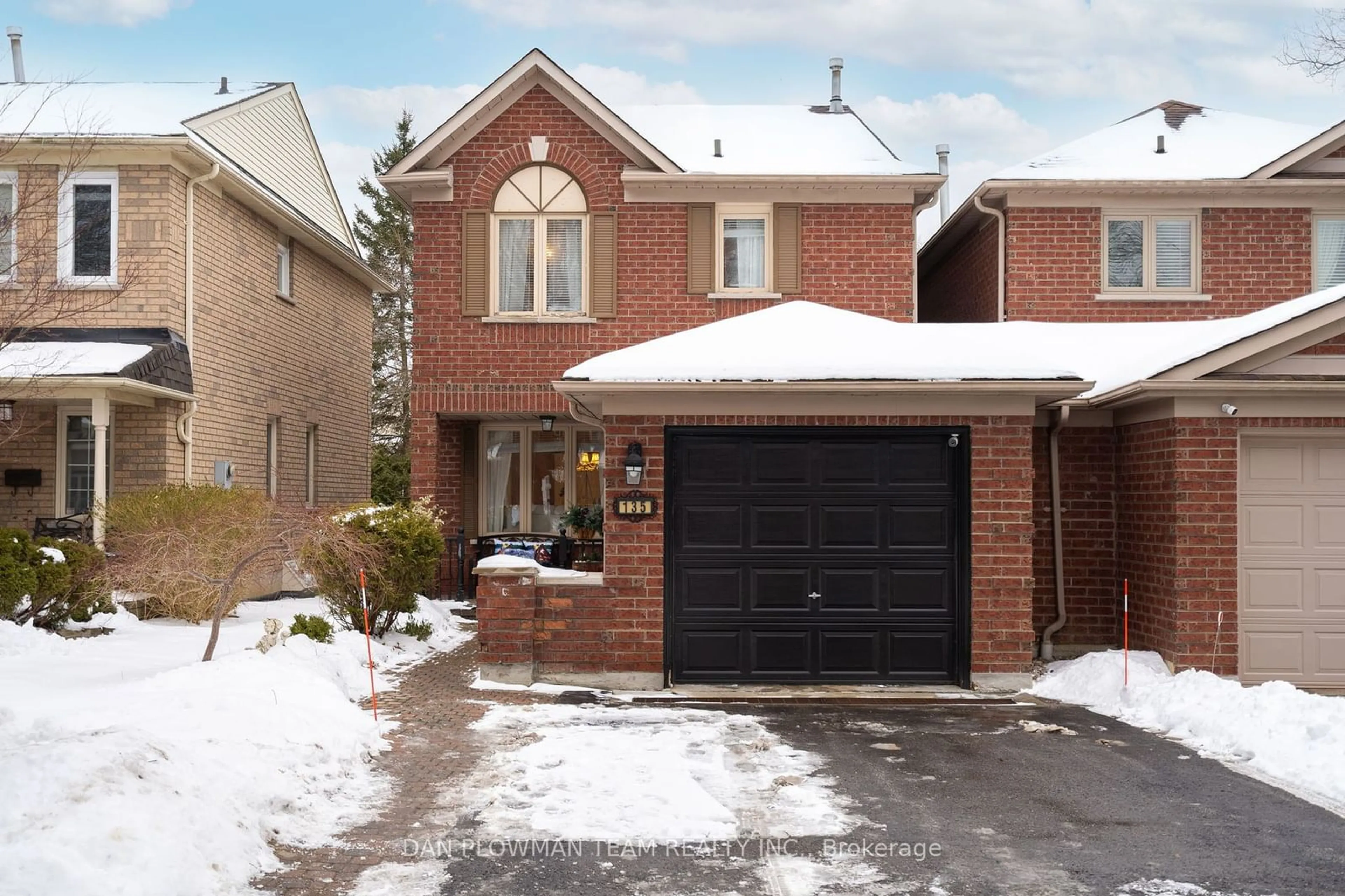 Home with brick exterior material, street for 135 Thicket Cres, Pickering Ontario L1V 6S6