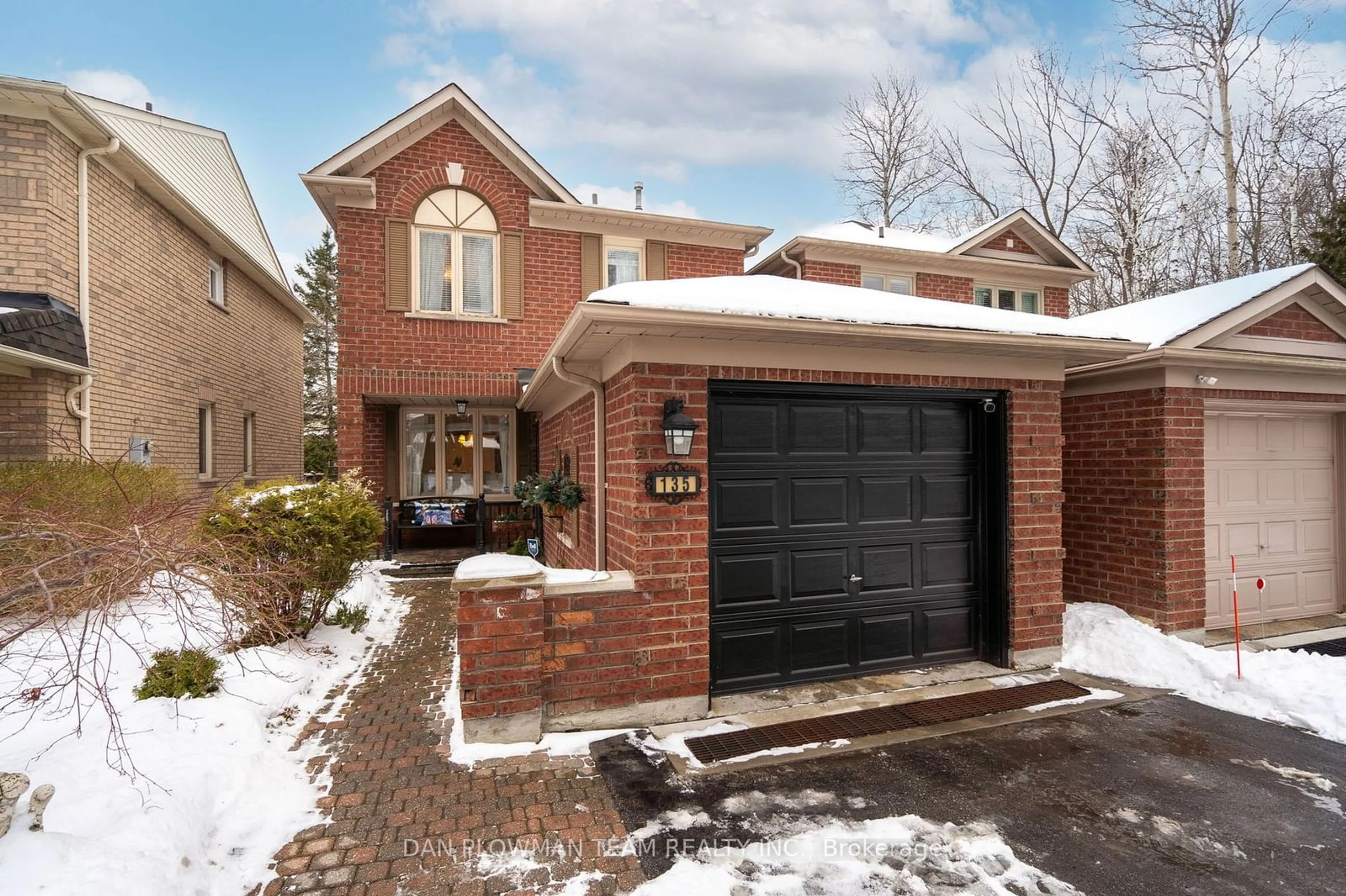 Home with brick exterior material, street for 135 Thicket Cres, Pickering Ontario L1V 6S6